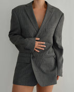 Mini Blazer Dress - B&W (S/M)