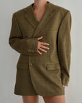 Mini Blazer Dress - Golden Tweed (M/L)