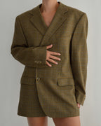 Mini Blazer Dress - Golden Tweed (M/L)