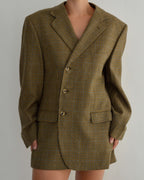 Mini Blazer Dress - Golden Tweed (M/L)
