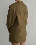 Mini Blazer Dress - Golden Tweed (M/L)