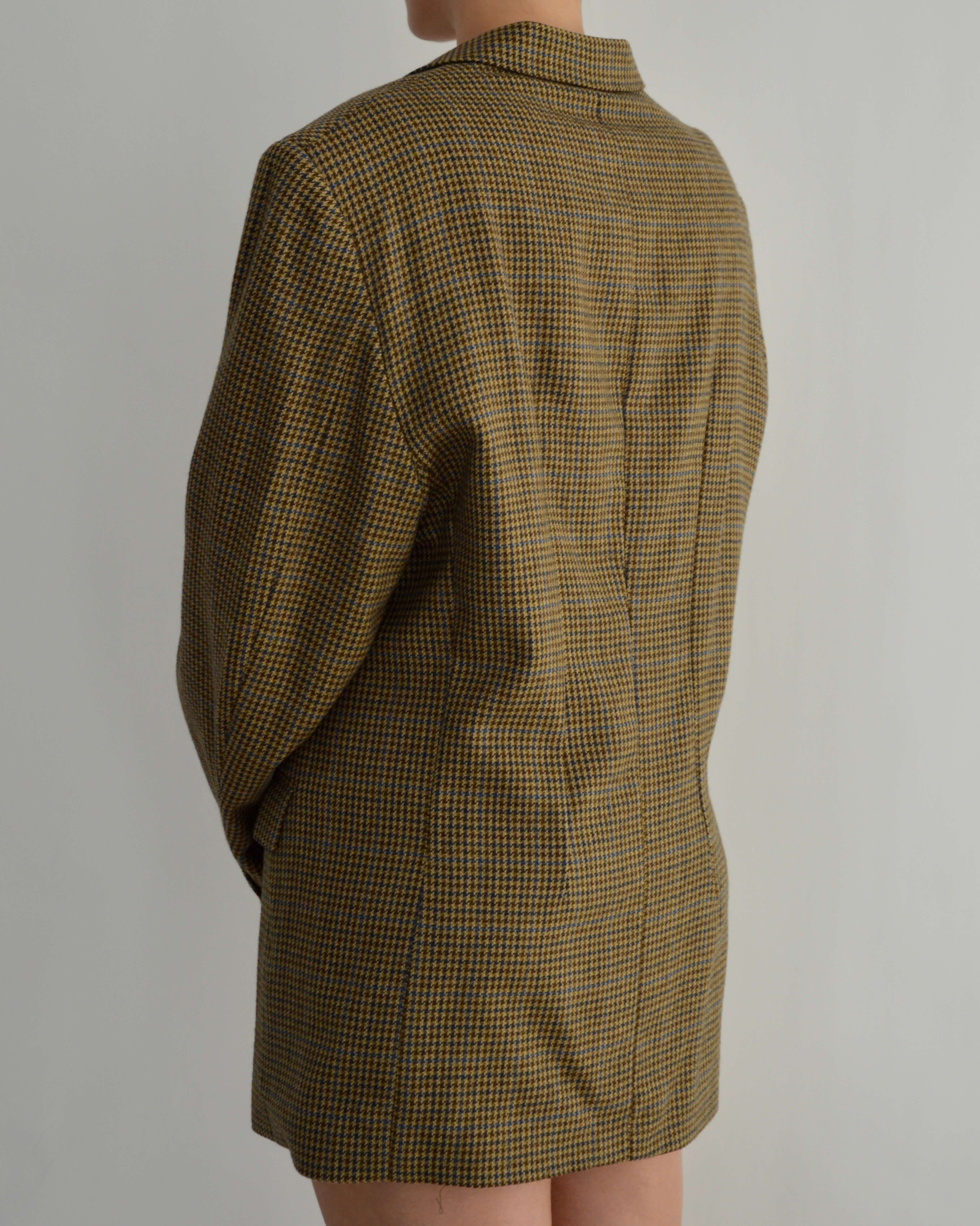 Mini Blazer Dress - Golden Tweed (M/L)