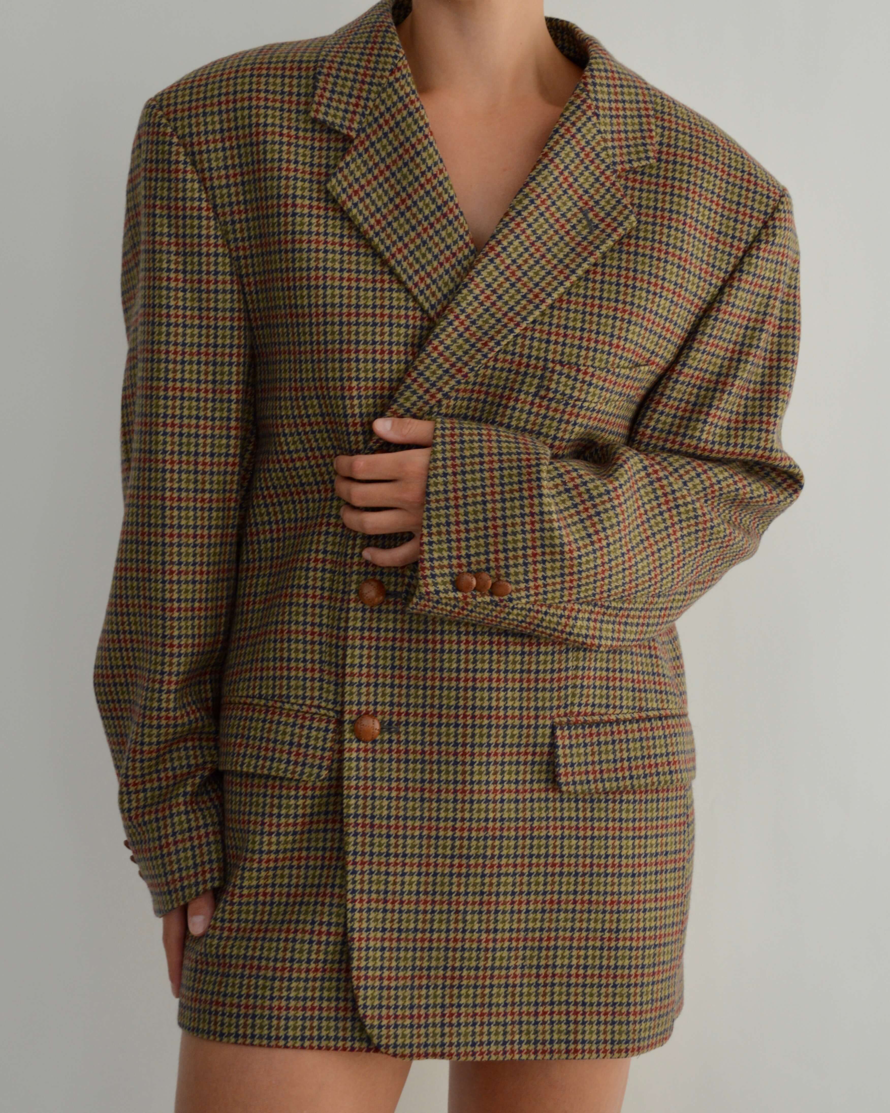 Mini Blazer Dress - Tweed Perfection (M/L)