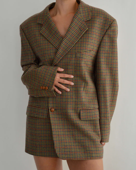 Mini Blazer Dress - Tweed Perfection (M/L)
