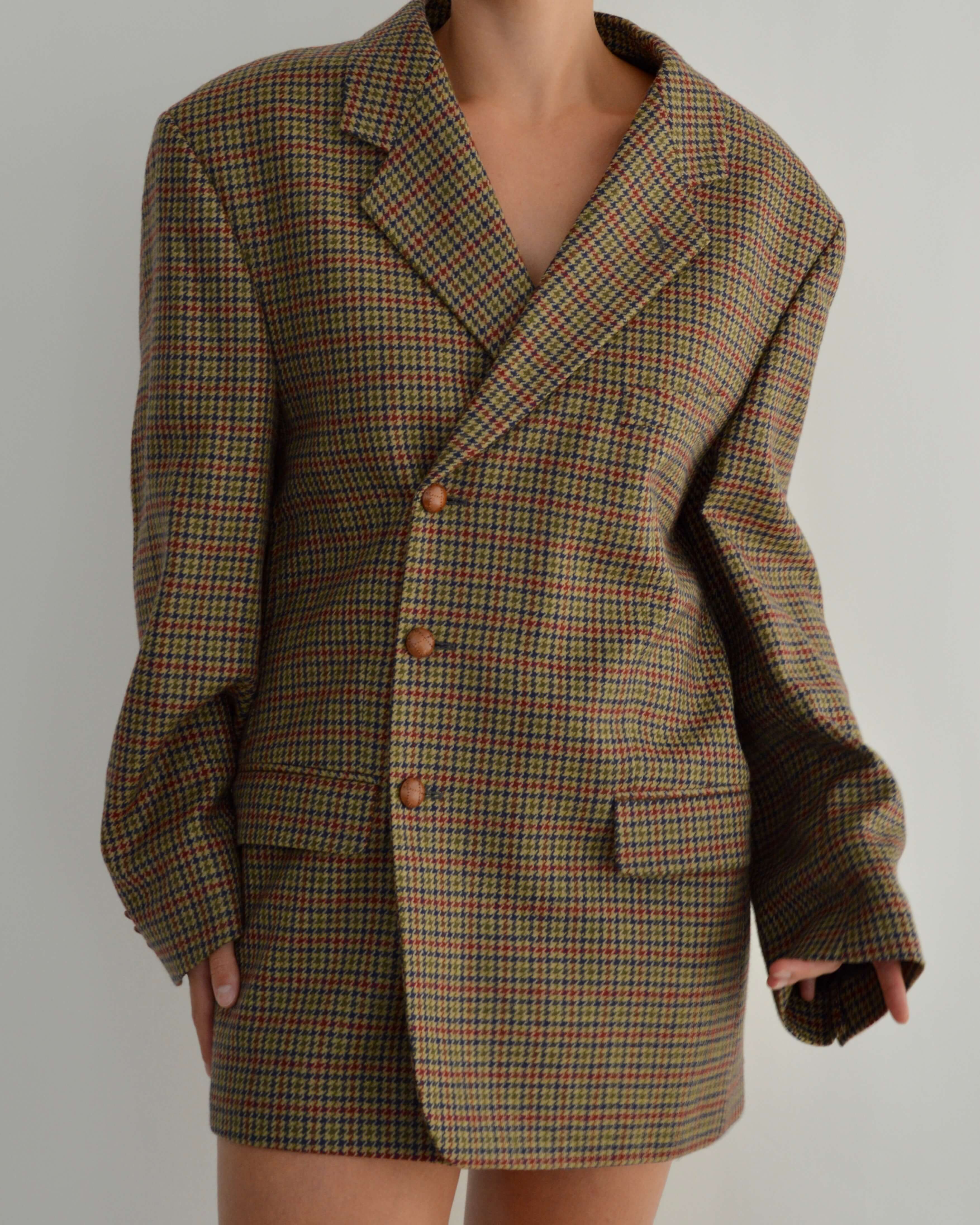 Mini Blazer Dress - Tweed Perfection (M/L)