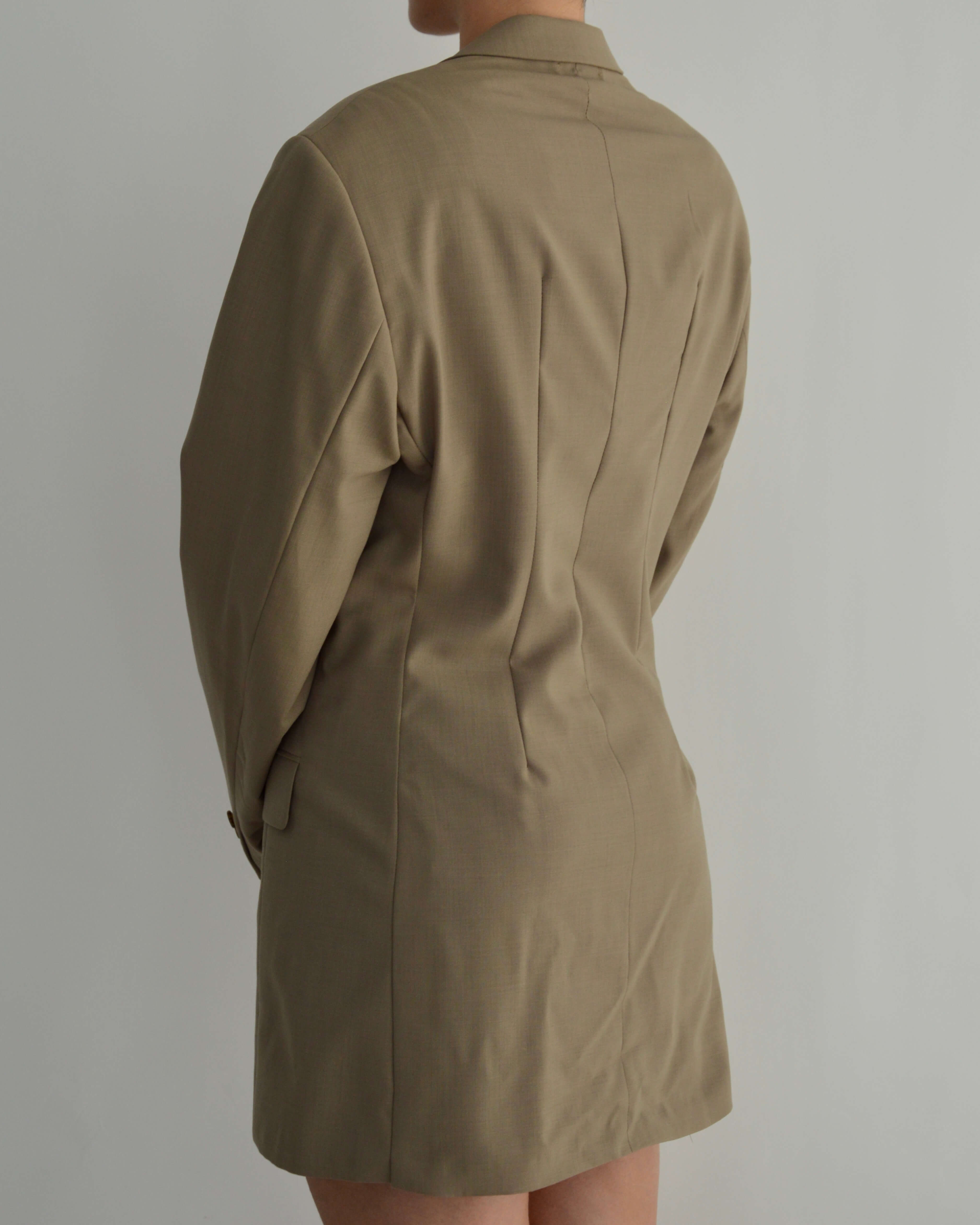 Mini Blazer Dress - Business Beige TALL (M)