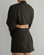 Ensemble veste et jupe longue - Vert parfait (XS/S)