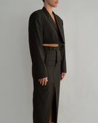 Ensemble veste et jupe longue - Vert parfait (XS/S)