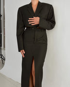 Ensemble veste et jupe longue - Vert parfait (XS/S)