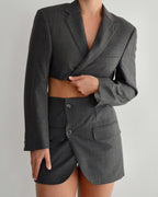 Blaset - Dark Grey Blue Lines (S/M)