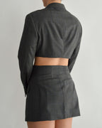 Blaset - Dark Grey Blue Lines (S/M)