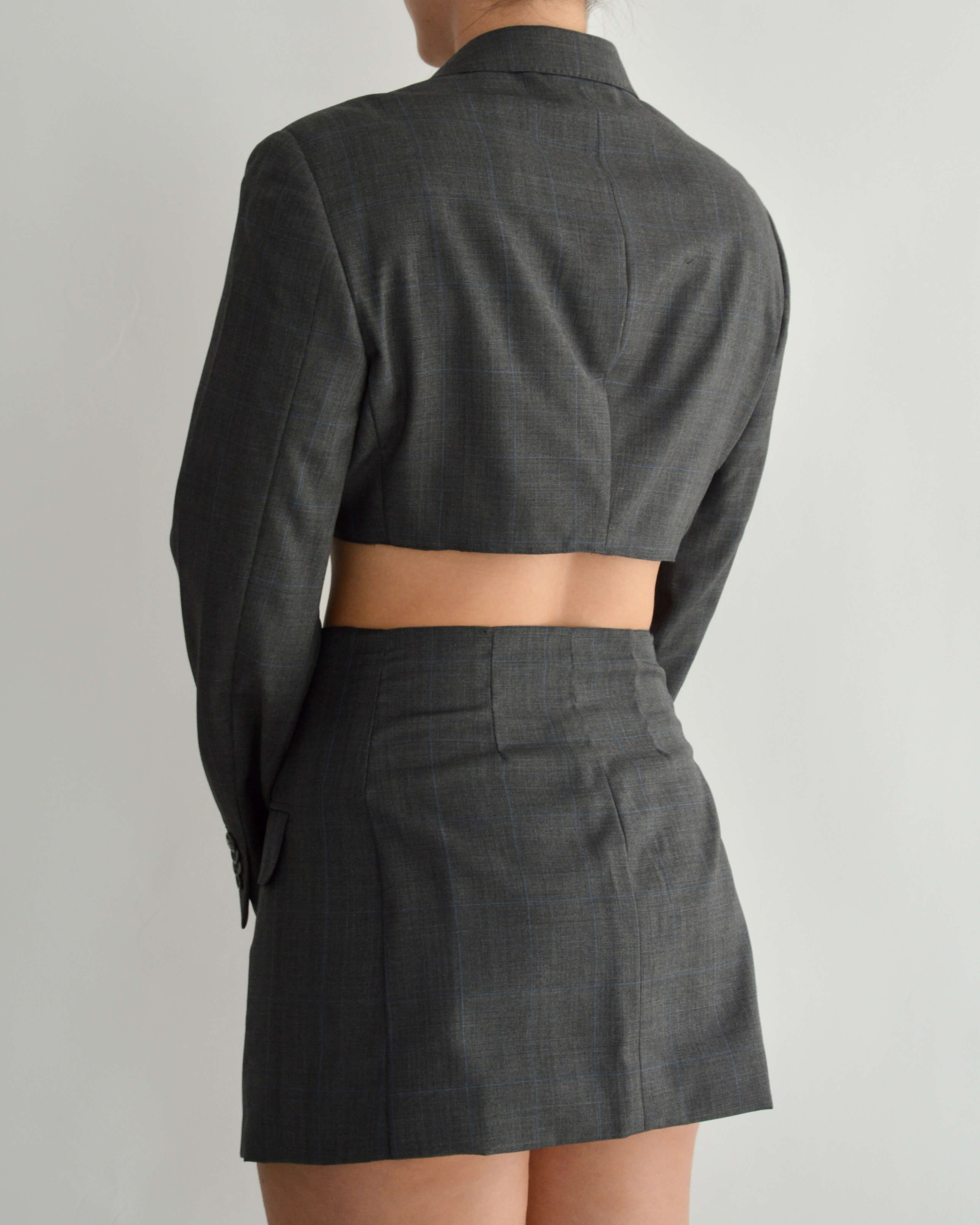 Blaset - Lignes bleu foncé gris (S/M)