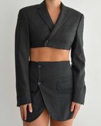 Blaset - Textured Dark Grey (XS/S)