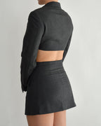 Blaset - Textured Dark Grey (XS/S)
