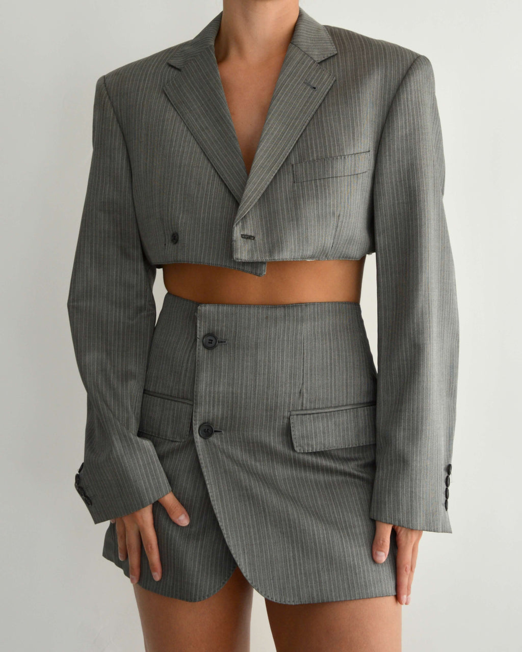 Blaset - Gris affaires satiné (S)