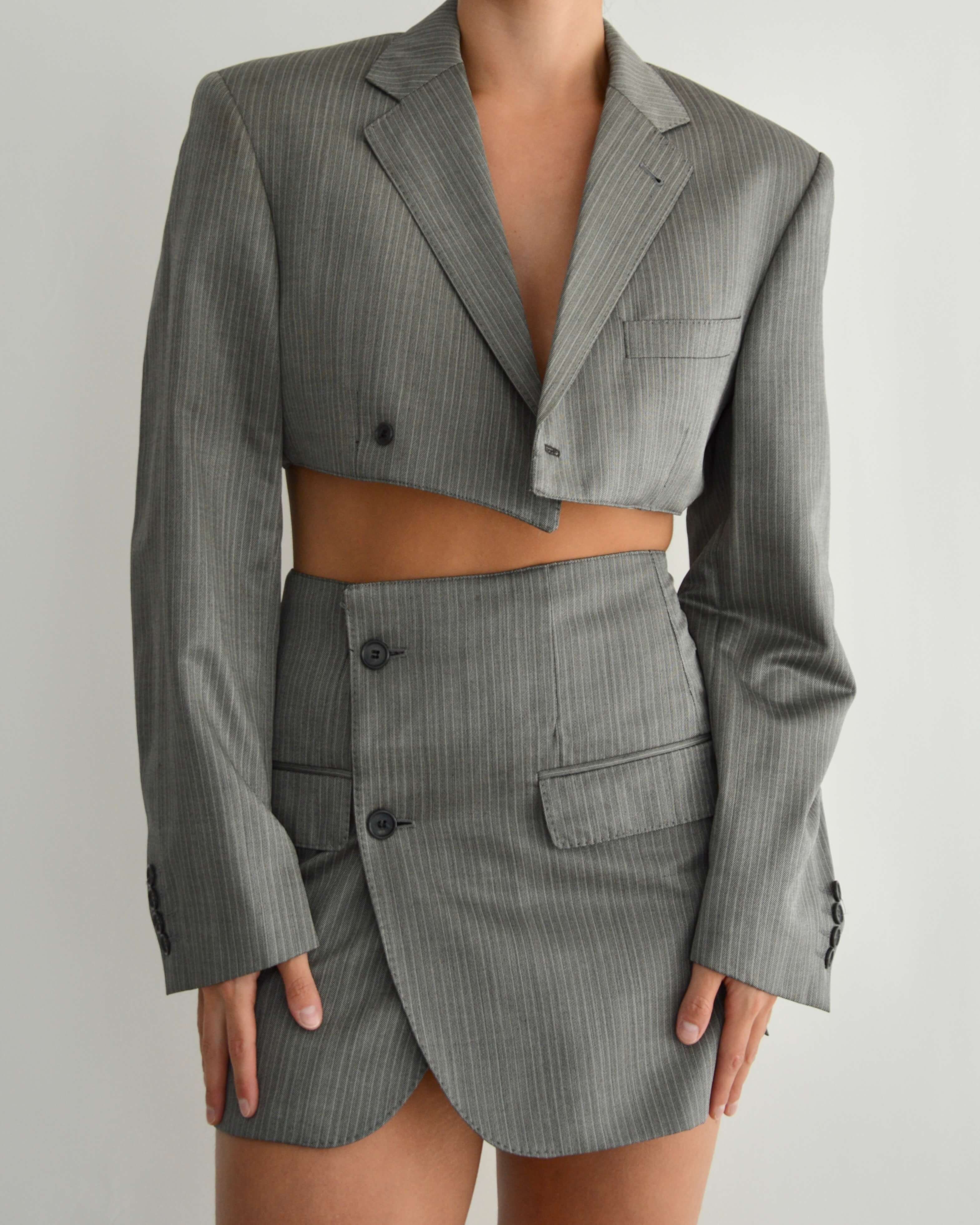 Blaset - Gris affaires satiné (S)