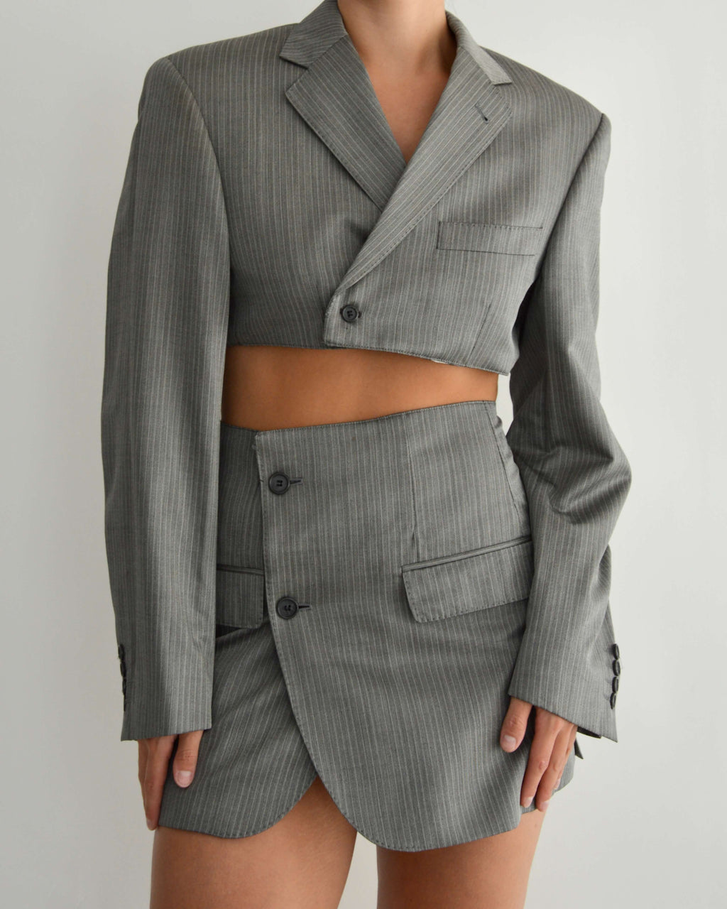 Blaset - Gris affaires satiné (S)