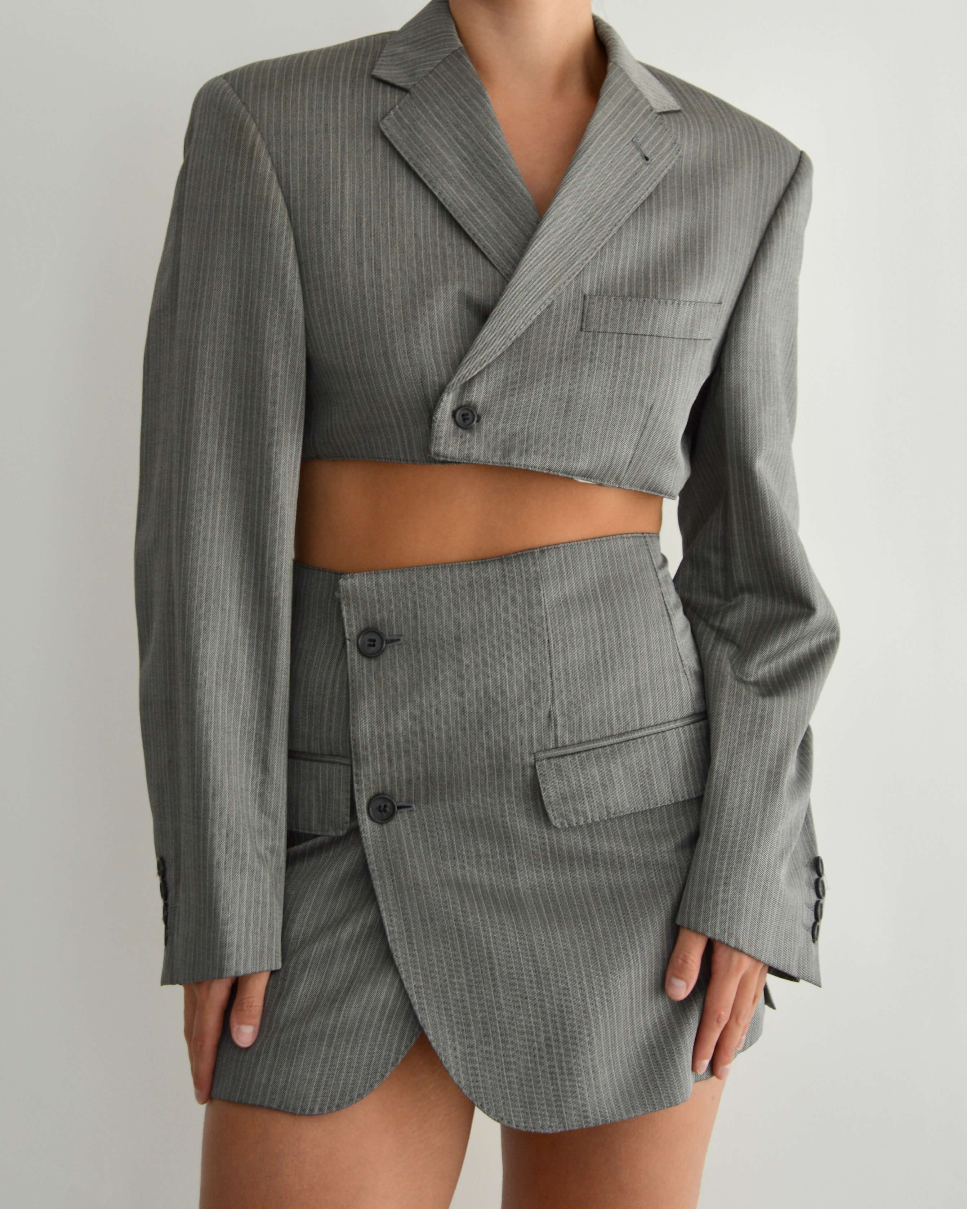 Blaset - Gris affaires satiné (S)