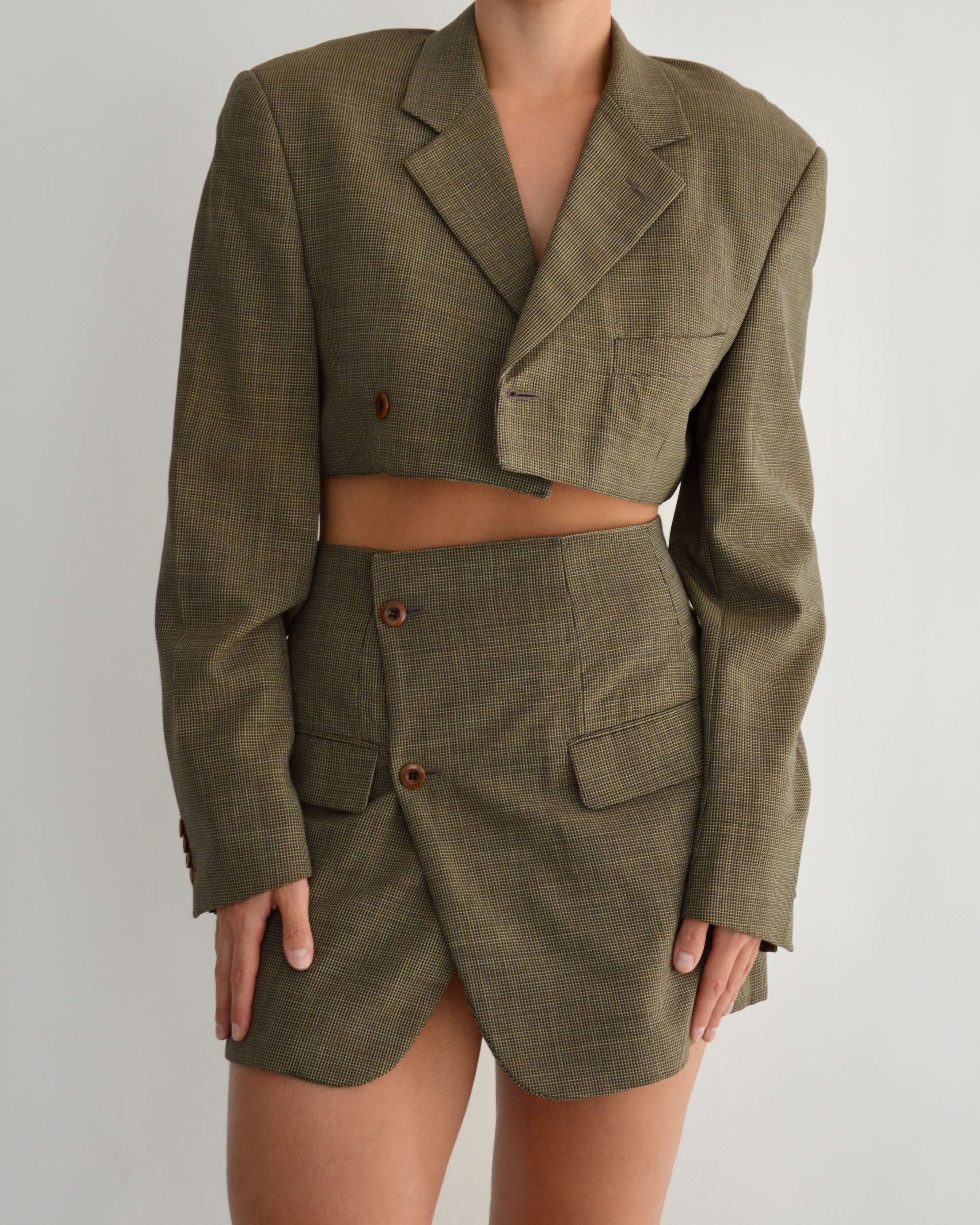 Blaset - Greenish Brown Texture (S/M)