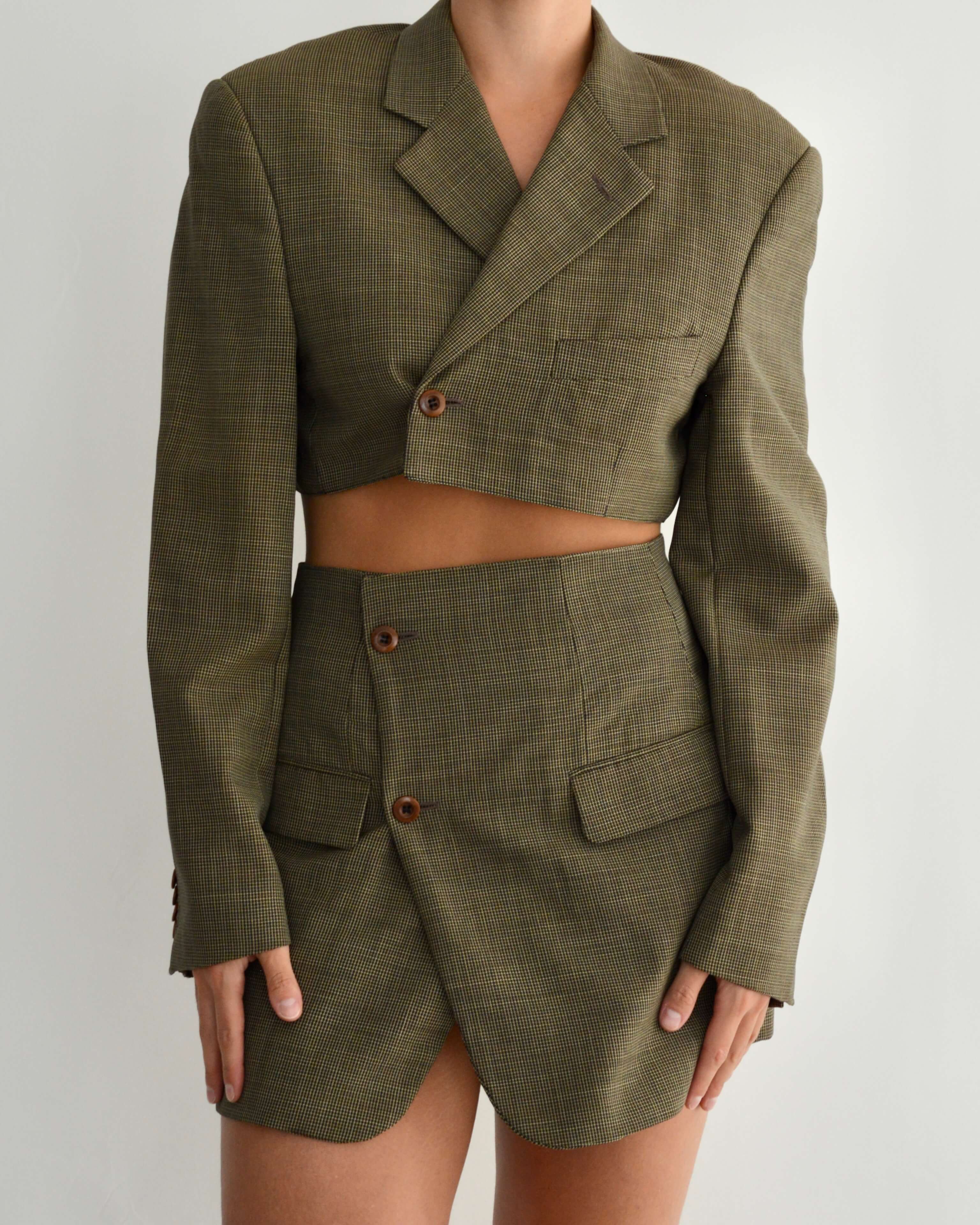 Blaset - Greenish Brown Texture (S/M)