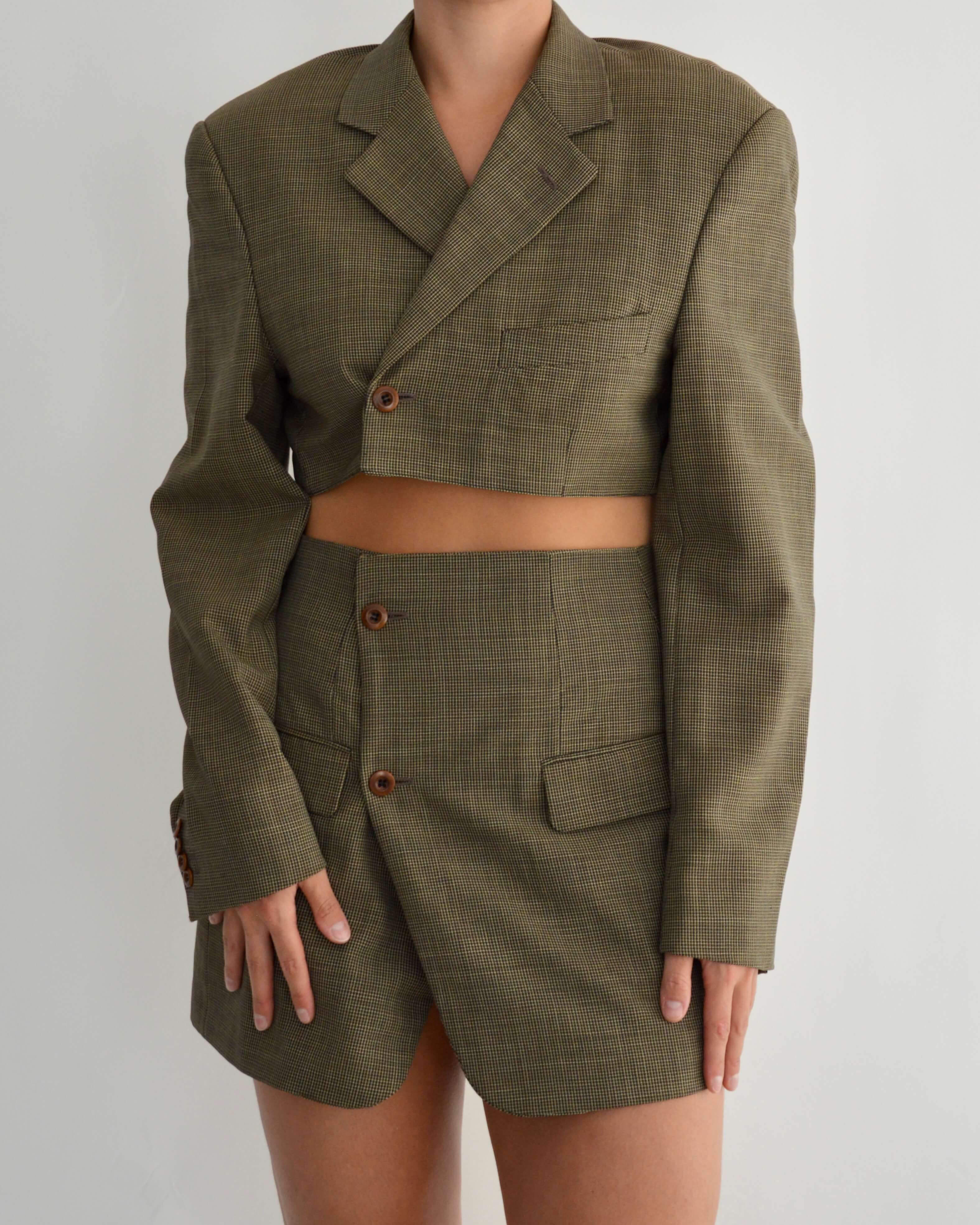 Blaset - Greenish Brown Texture (S/M)