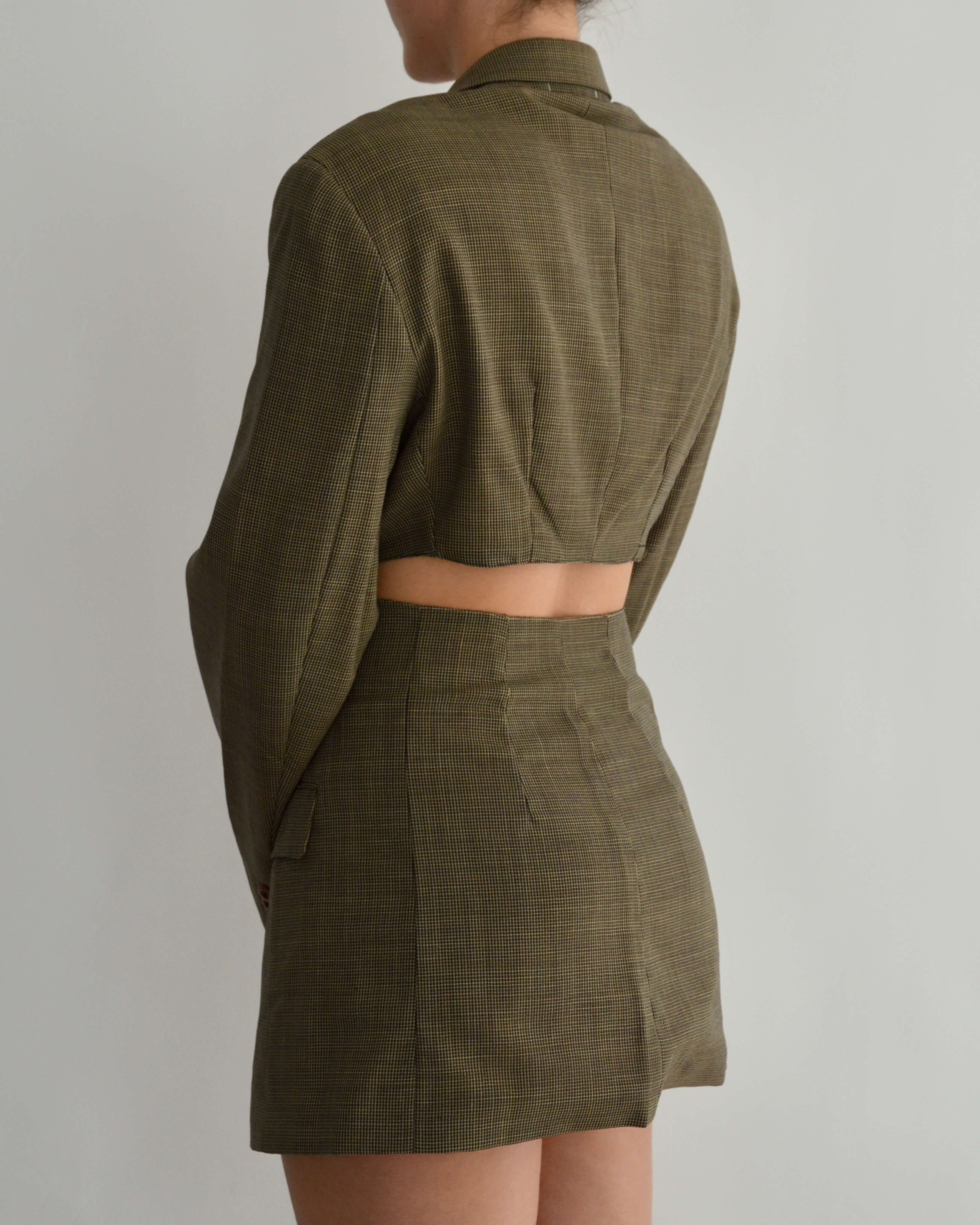 Blaset - Greenish Brown Texture (S/M)