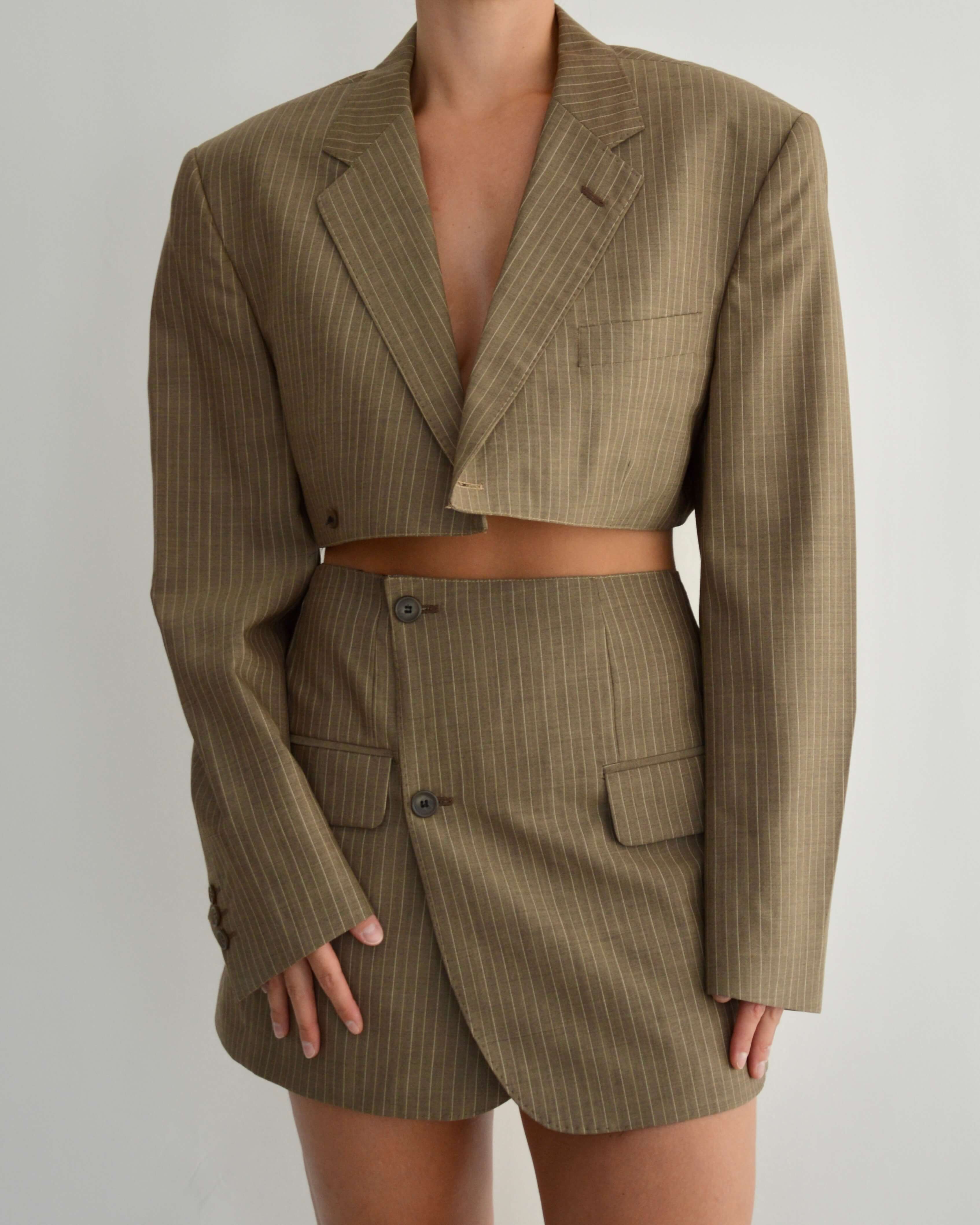 Blaset - Lignes marron clair (S/M)