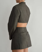 Blaset - Dark Brown Green Reflects (XS/S)