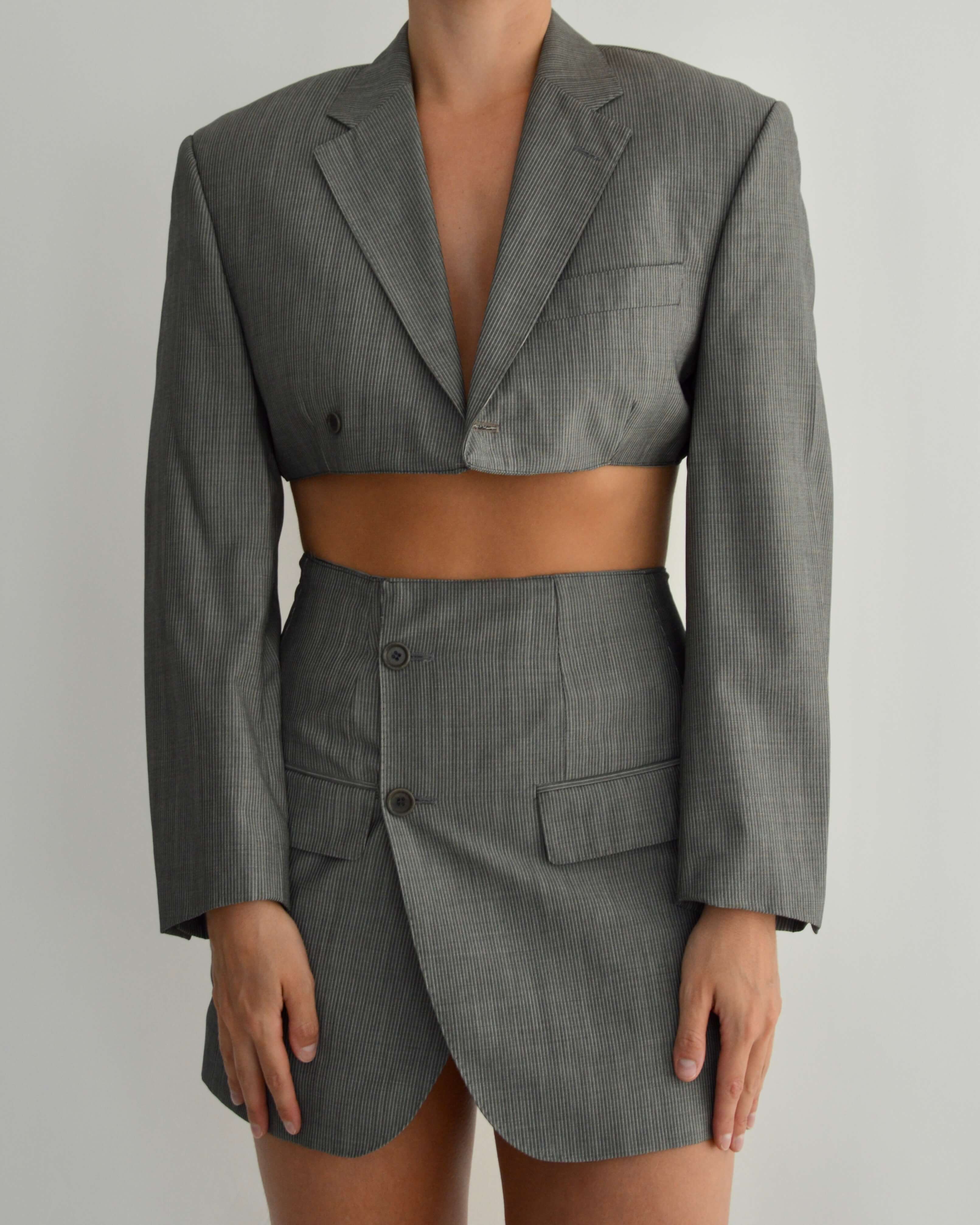 Blaset - Grey White Lines (XS/S)