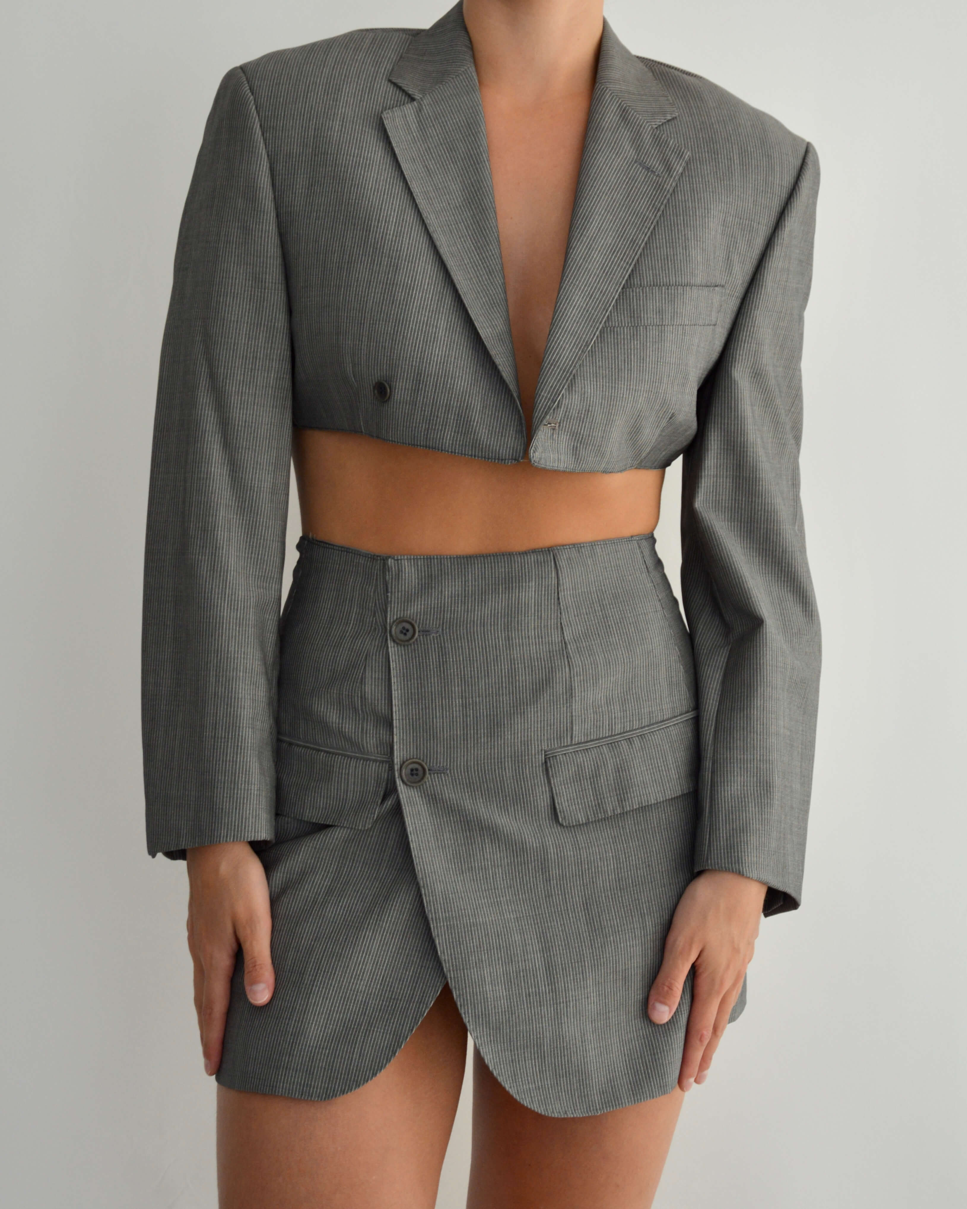 Blaset - Grey White Lines (XS/S)