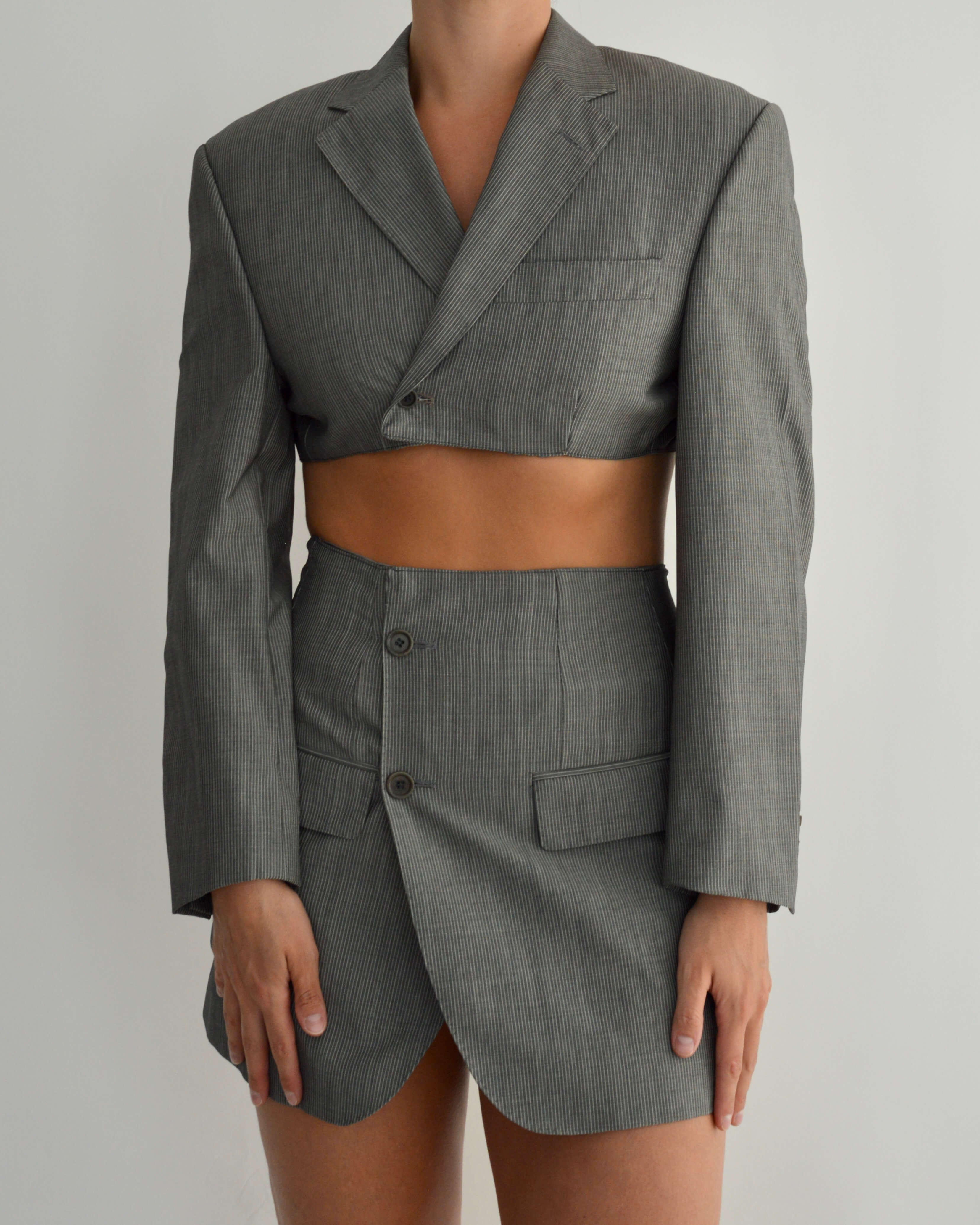 Blaset - Grey White Lines (XS/S)