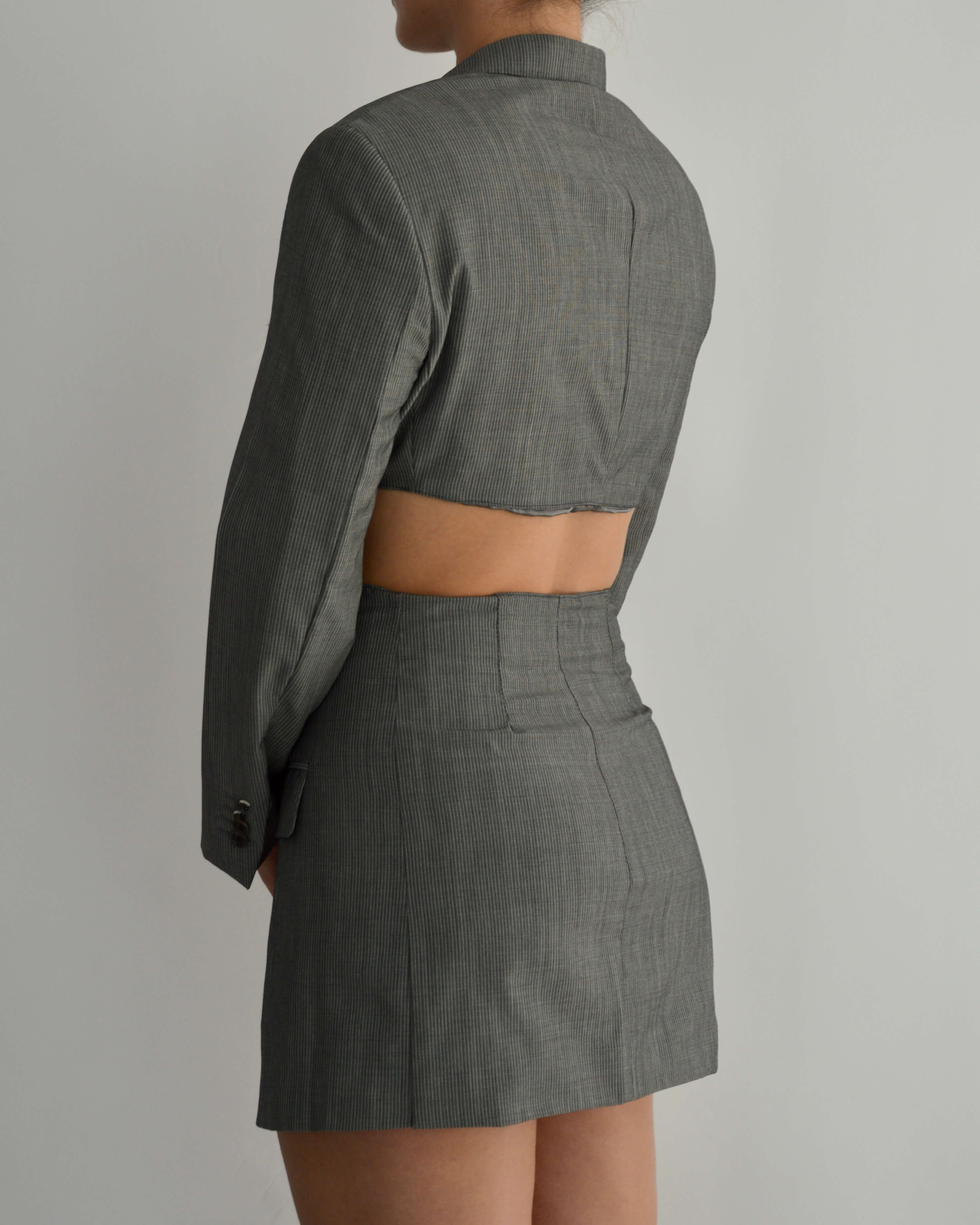 Blaset - Grey White Lines (XS/S)