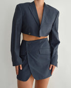 Blaset - Blue Lighter Blue Lines (S/M)