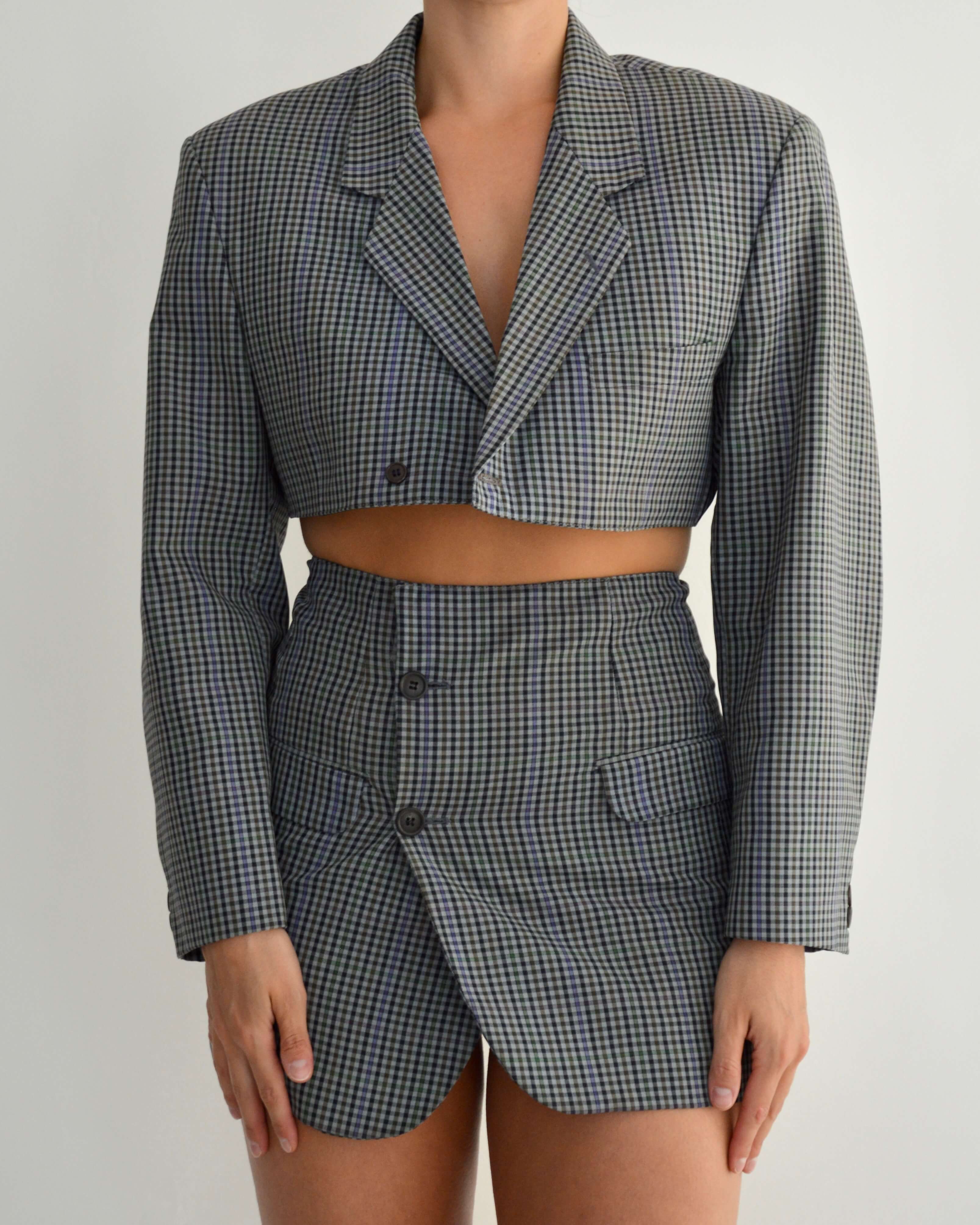 Blaset - Bleu à carreaux (XS/S)