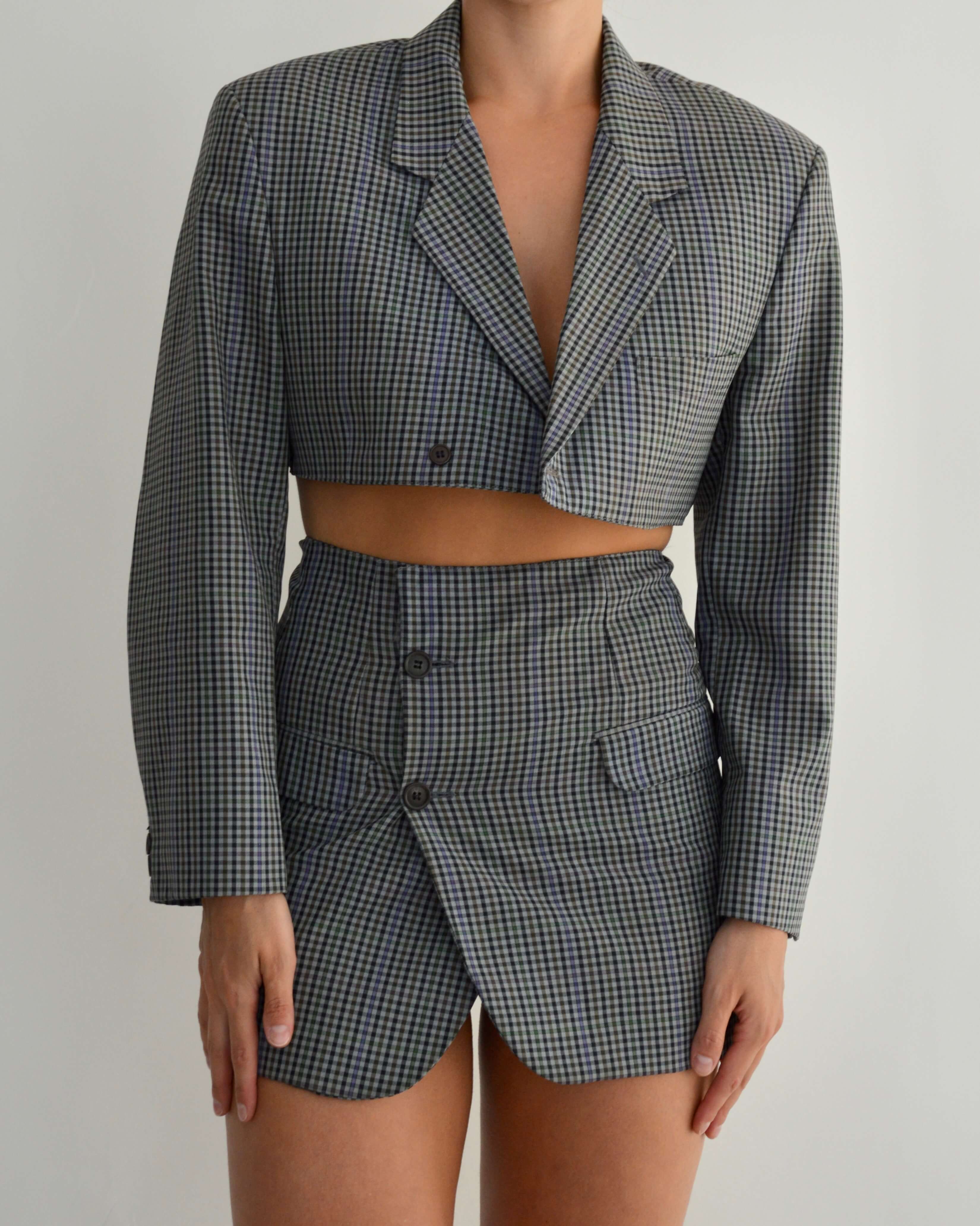 Blaset - Bleu à carreaux (XS/S)