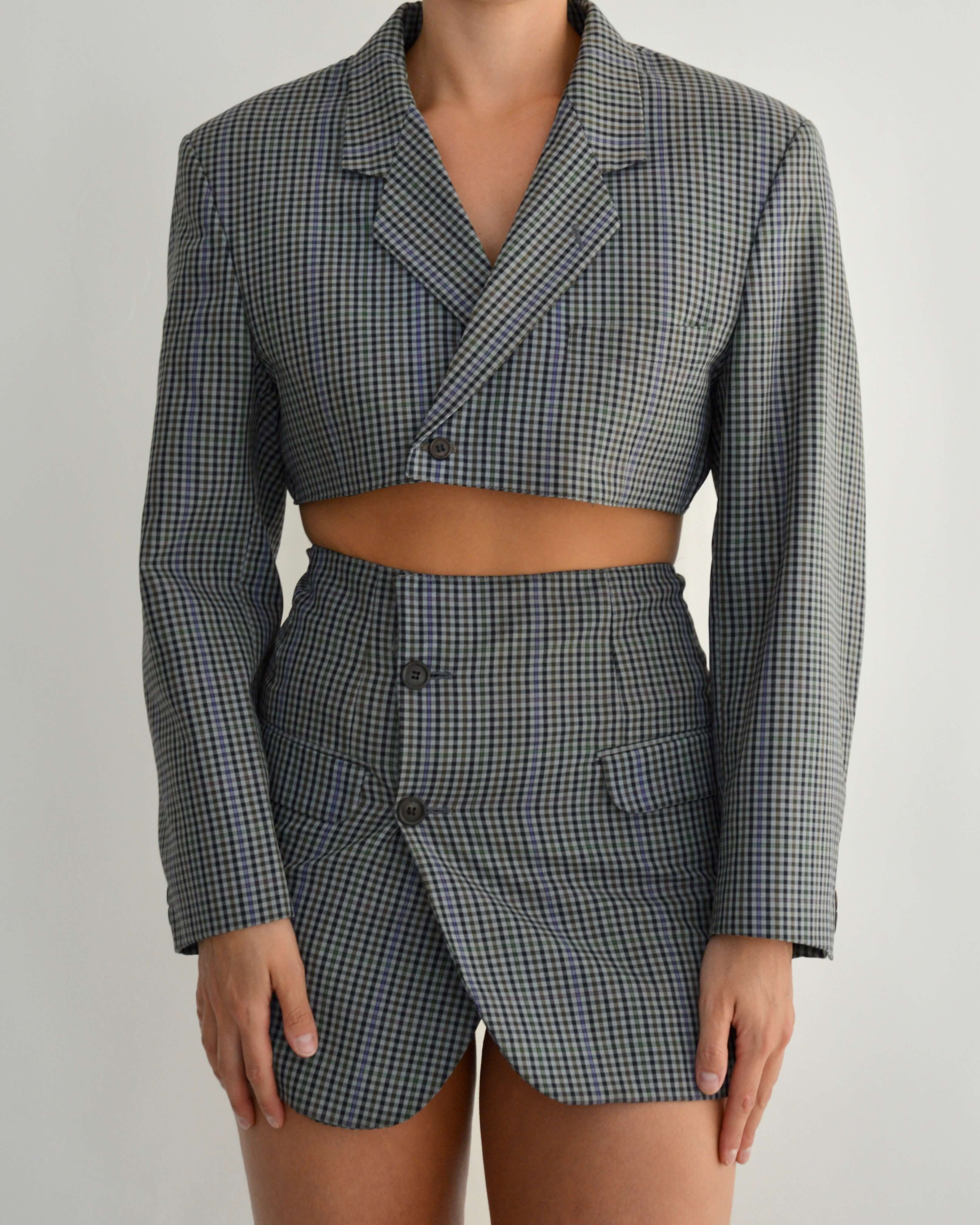 Blaset - Bleu à carreaux (XS/S)