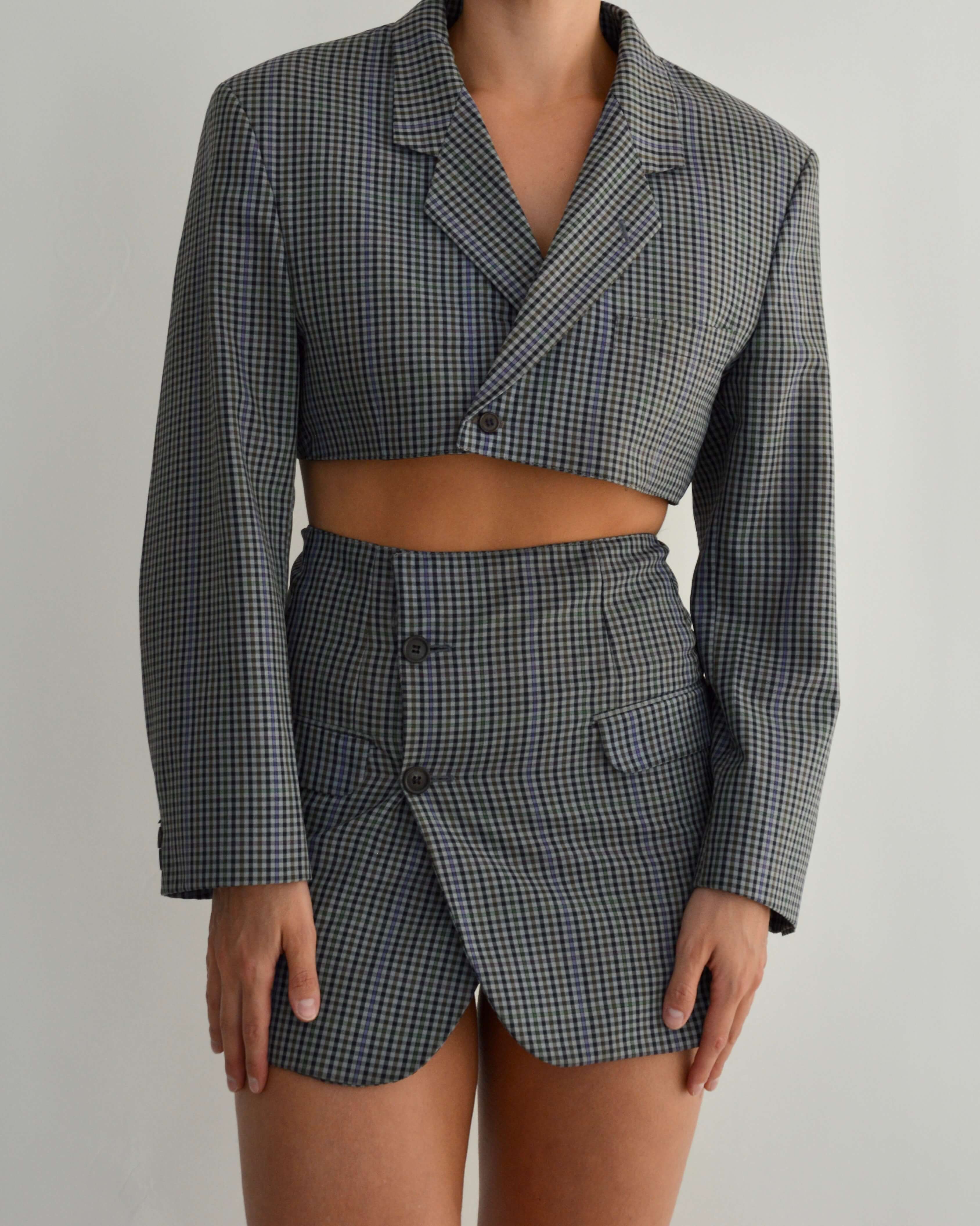 Blaset - Bleu à carreaux (XS/S)