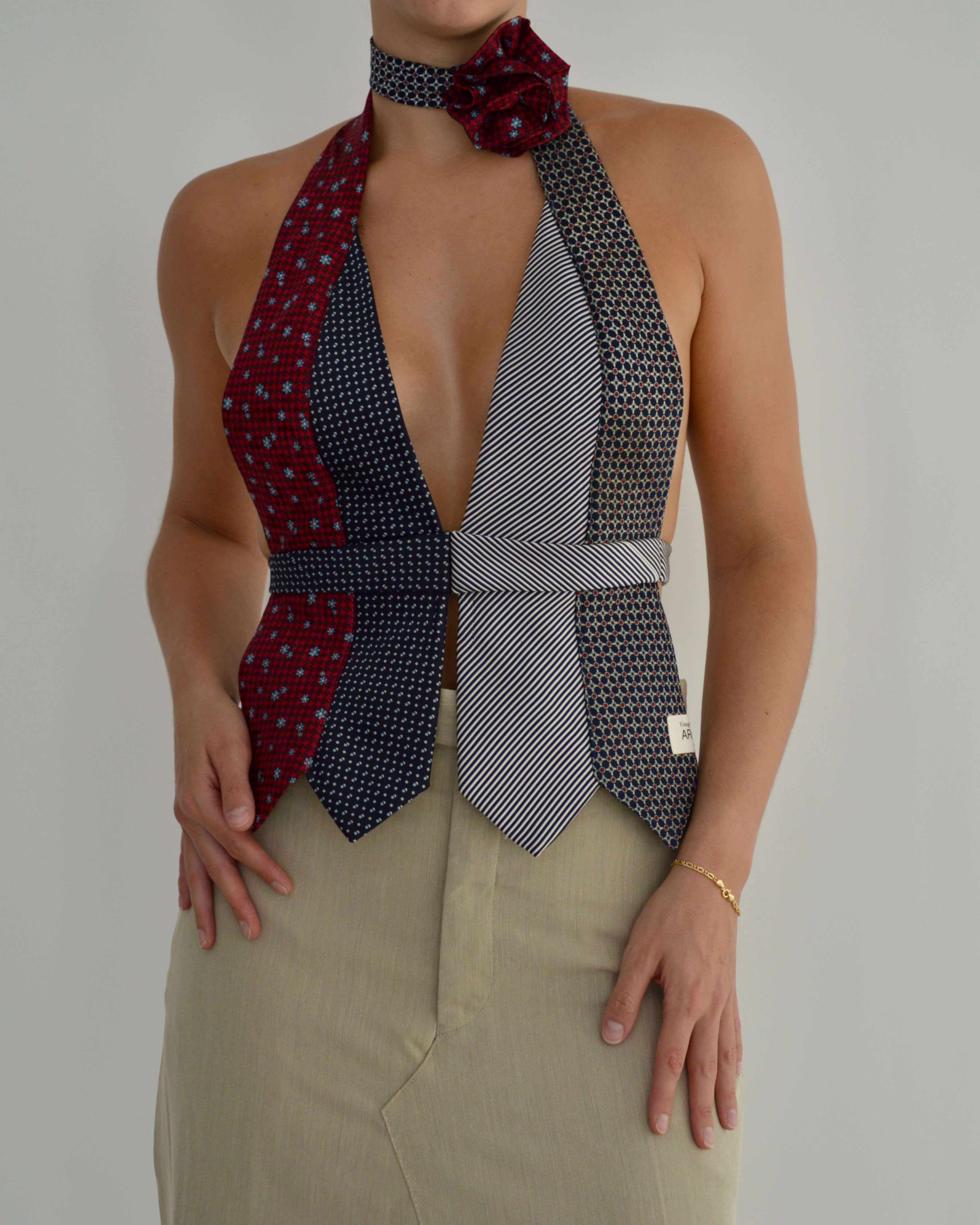 Tie Top & Flower Choker - nº 1 (XS/M)