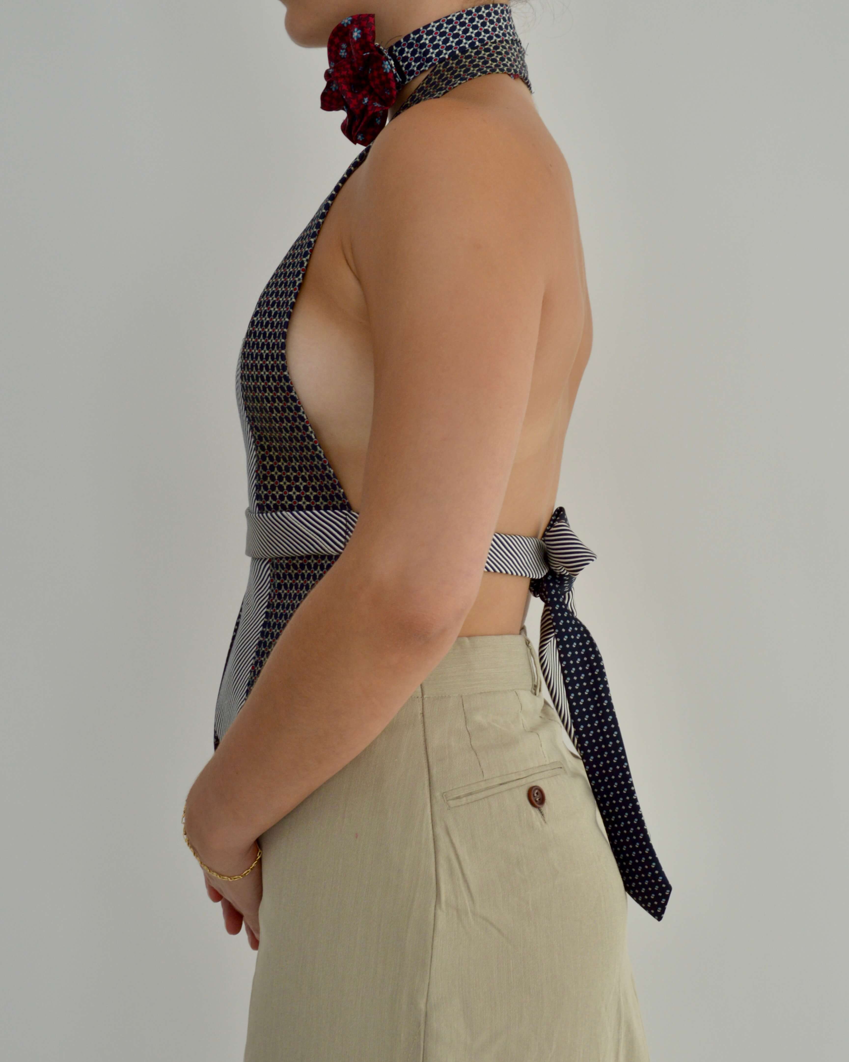 Tie Top & Flower Choker - nº 1 (XS/M)