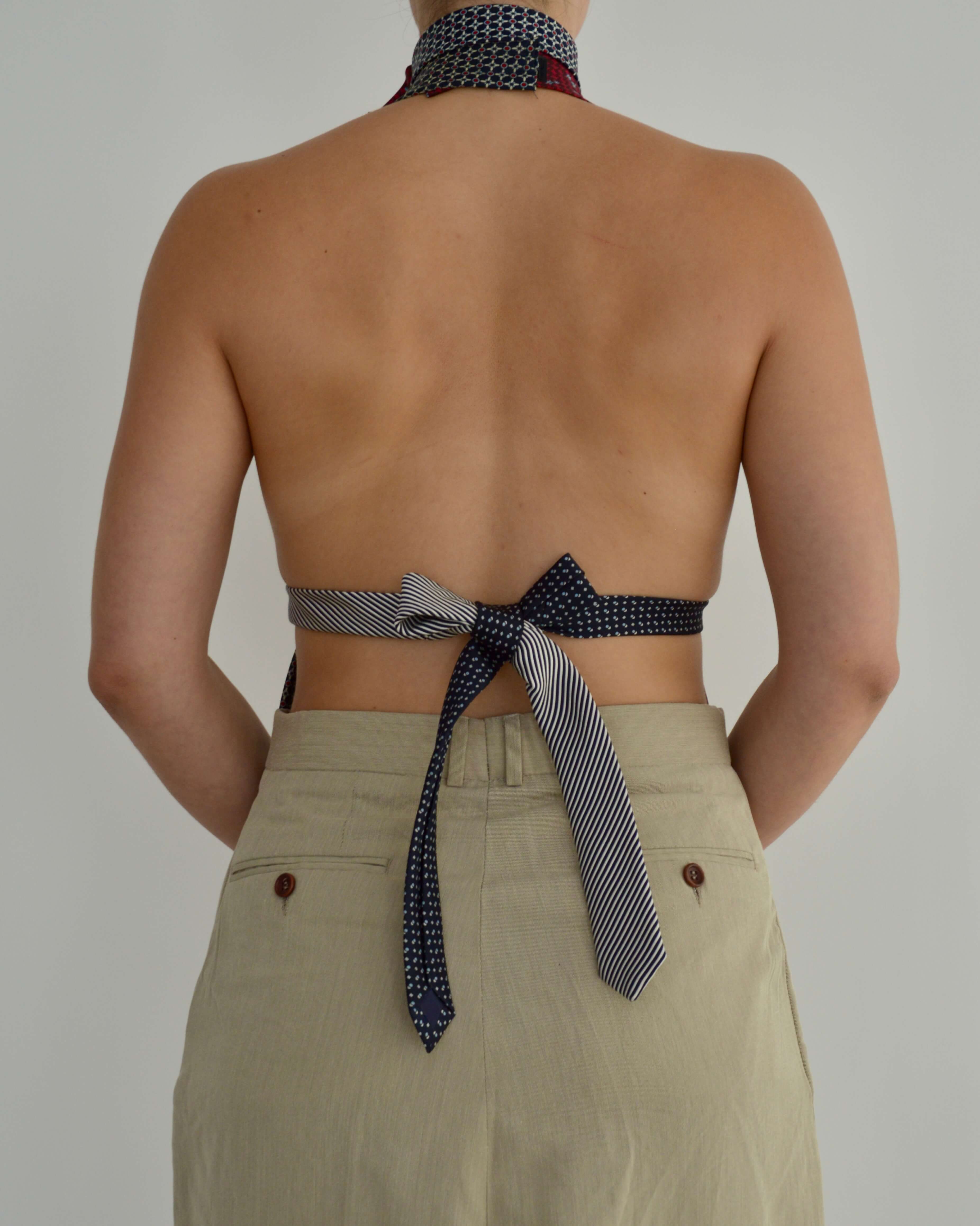 Tie Top & Flower Choker - nº 1 (XS/M)