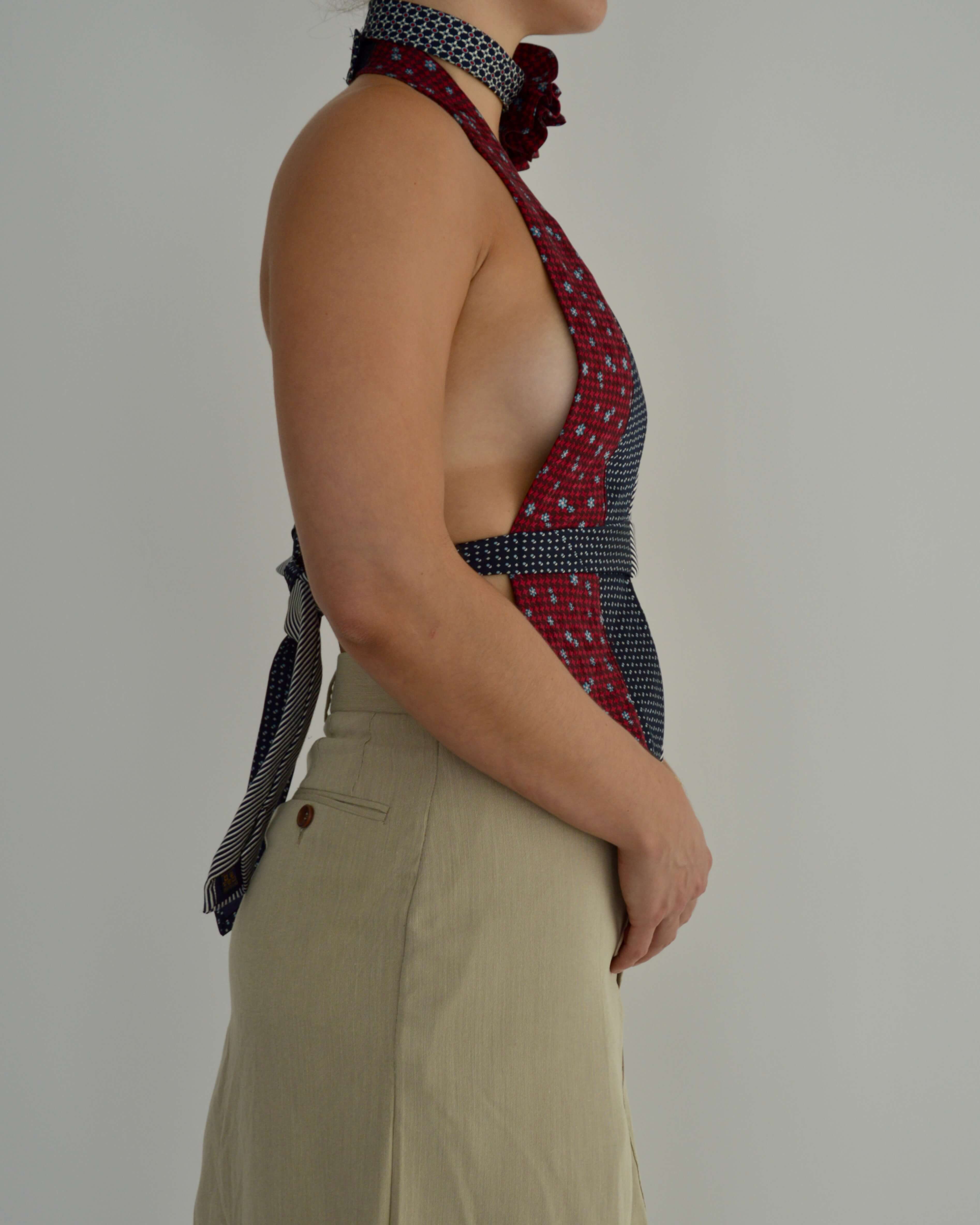 Tie Top & Flower Choker - nº 1 (XS/M)