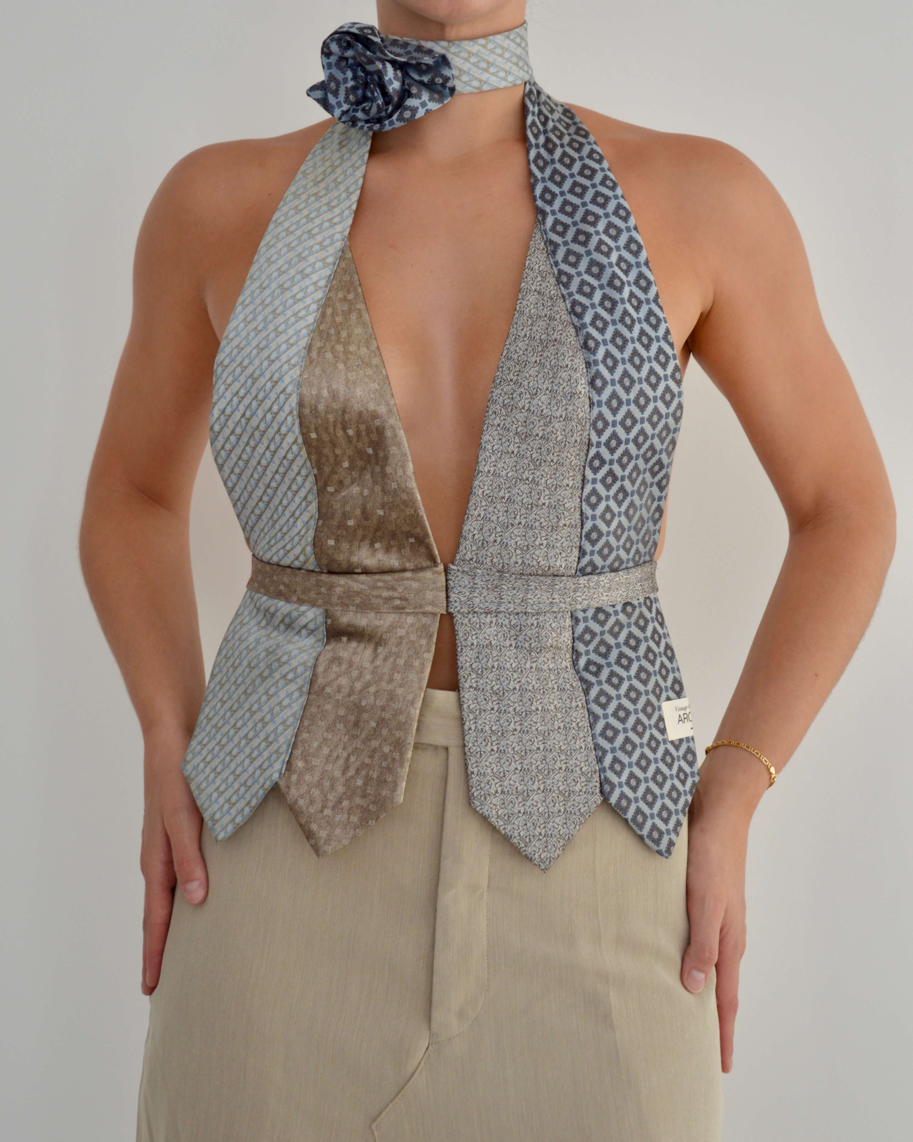 Tie Top & Flower Choker - nº 2 (S/M)