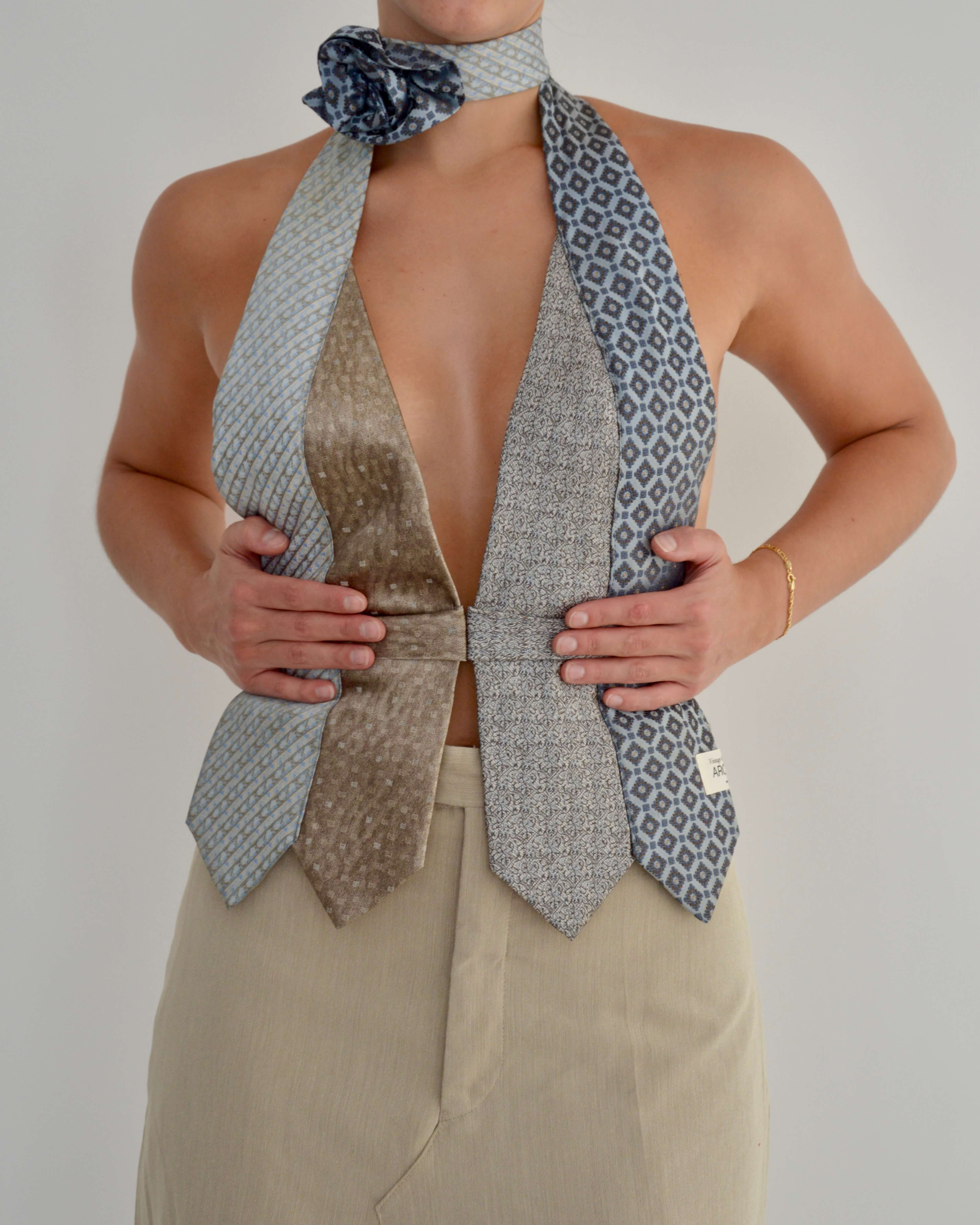 Tie Top & Flower Choker - nº 2 (S/M)