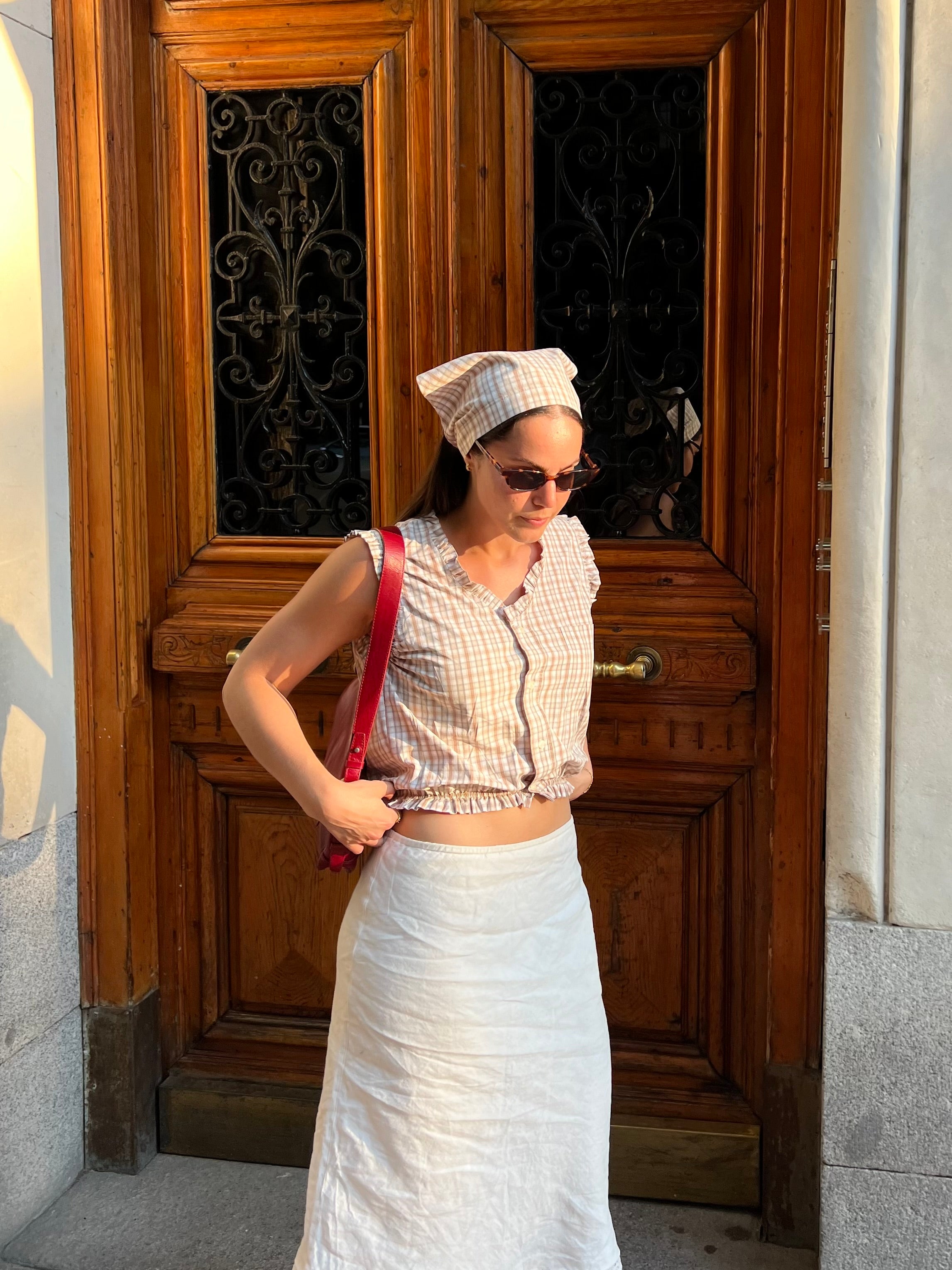 Summer Top & Bandana - Oat (M)