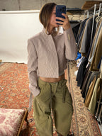 Vegan Tied-up Blazer - Stripped Perfection (XS)