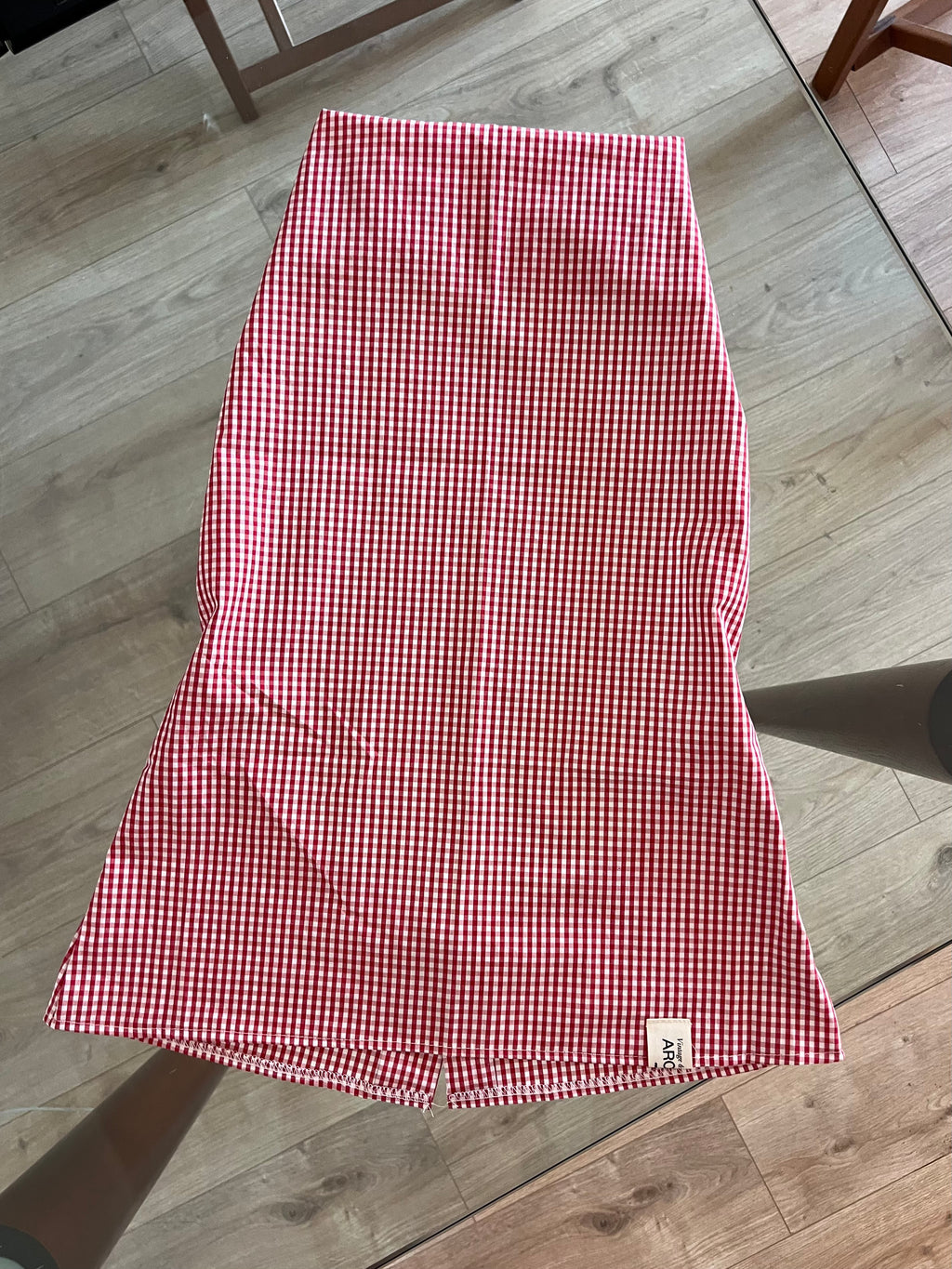 Halter Blouse - Checkred Red (S/M)