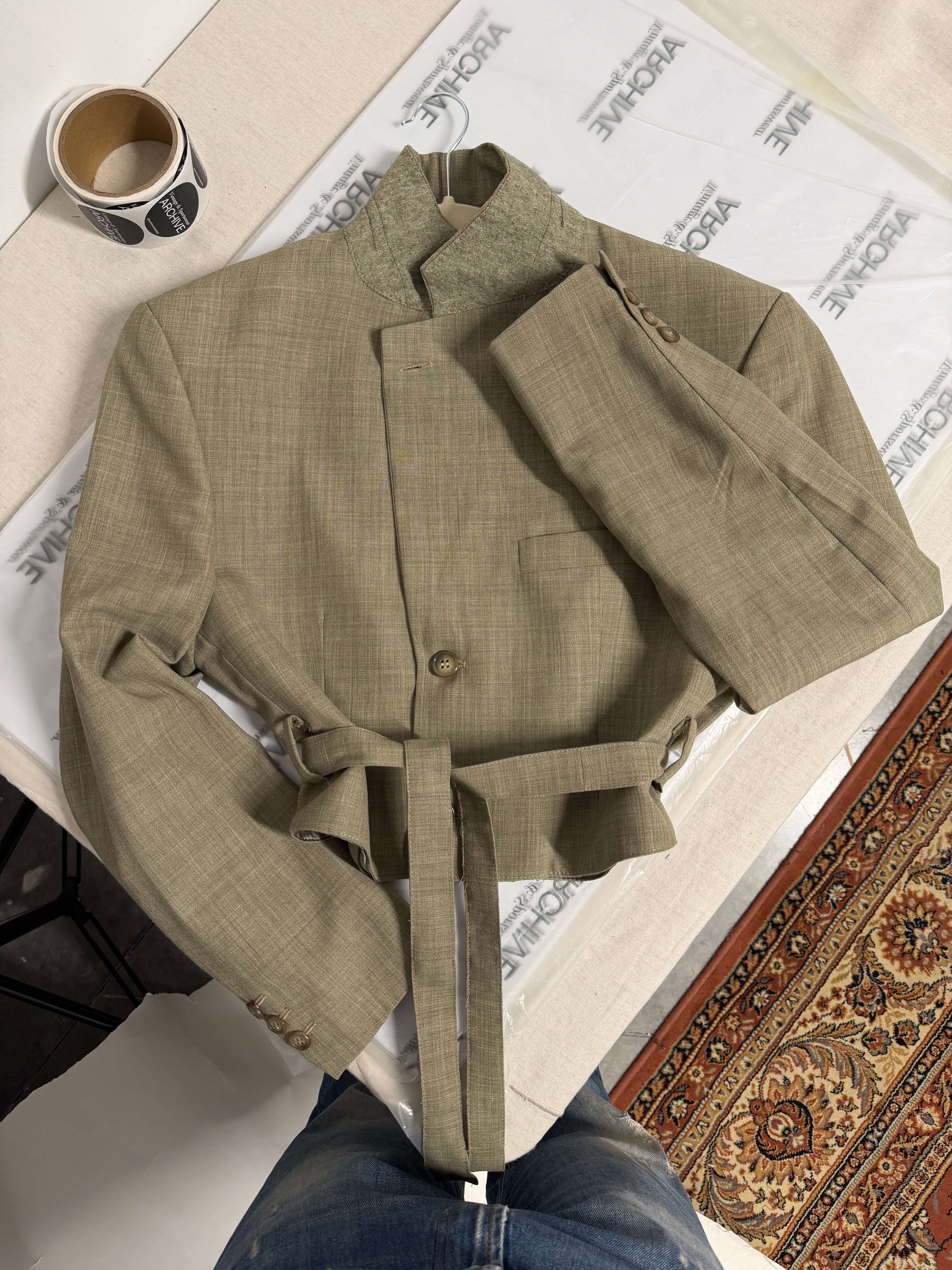 Tied-up Blazer - Soft Green (M)