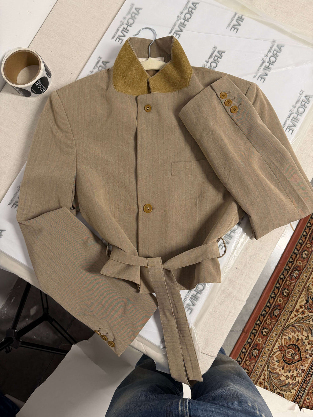 Tied-up Blazer - Sepia (S)
