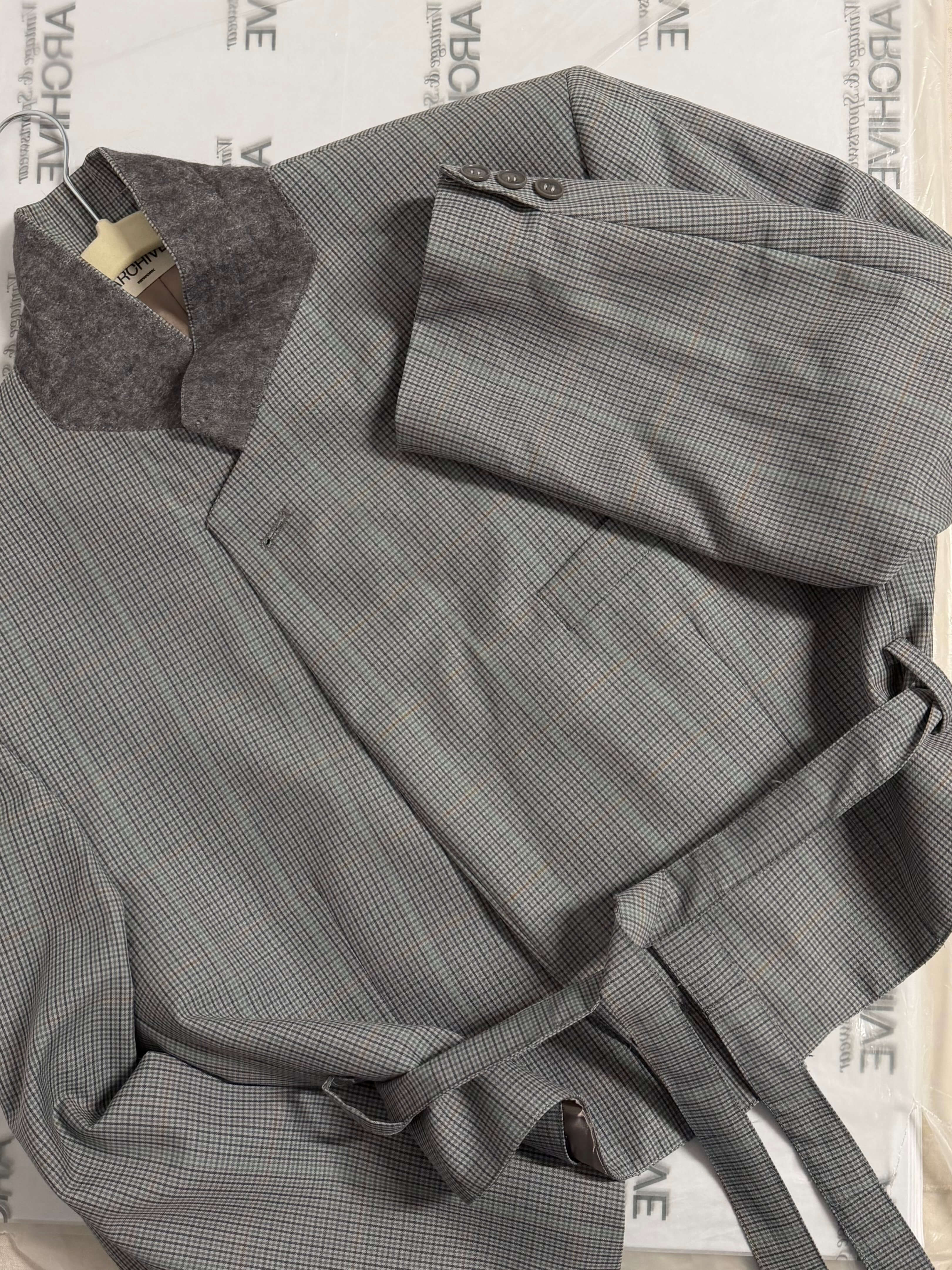Tied-up Blazer - Baby Blue (L)