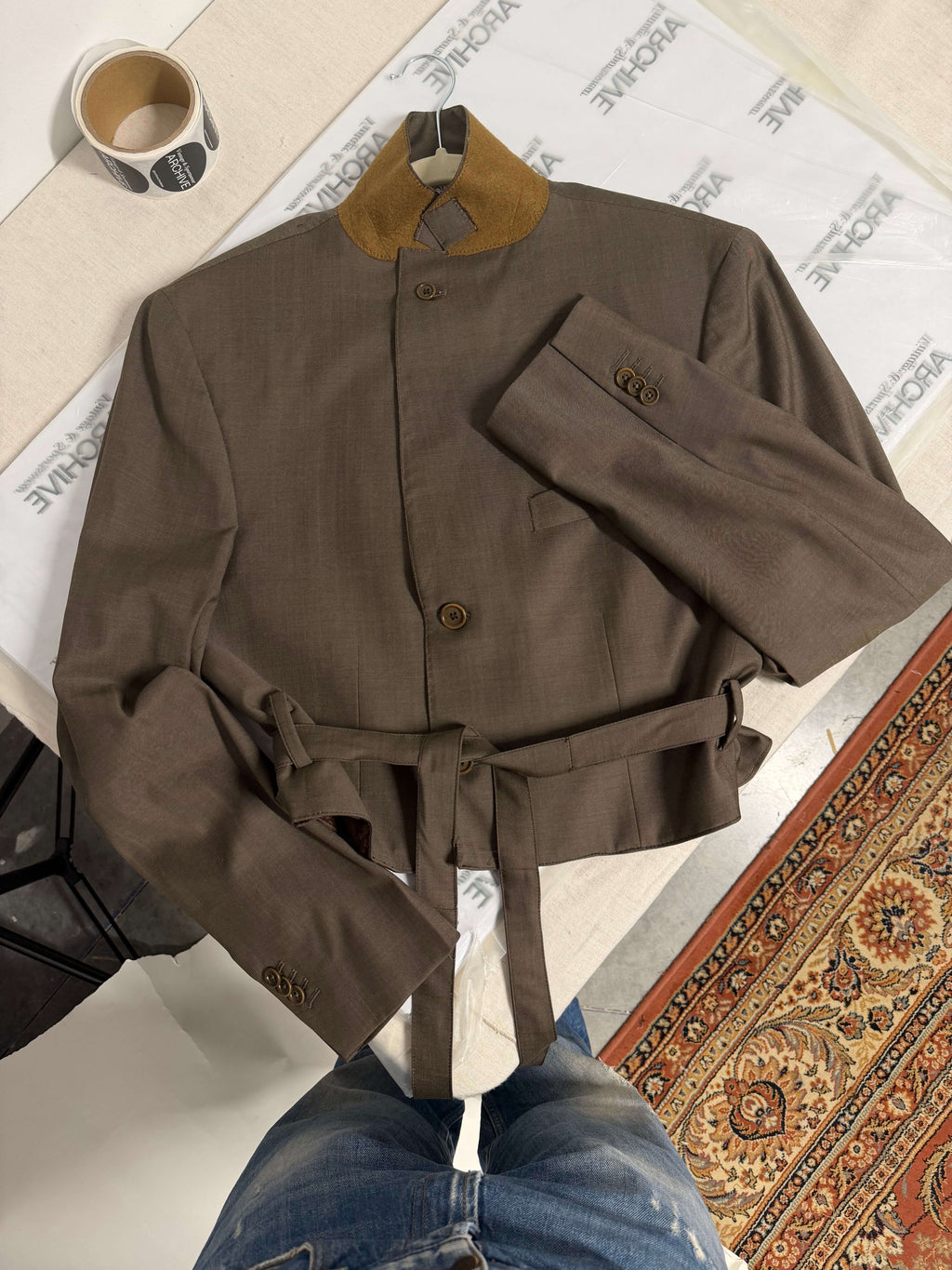 Tied-up Blazer - Brown Perfection (M)
